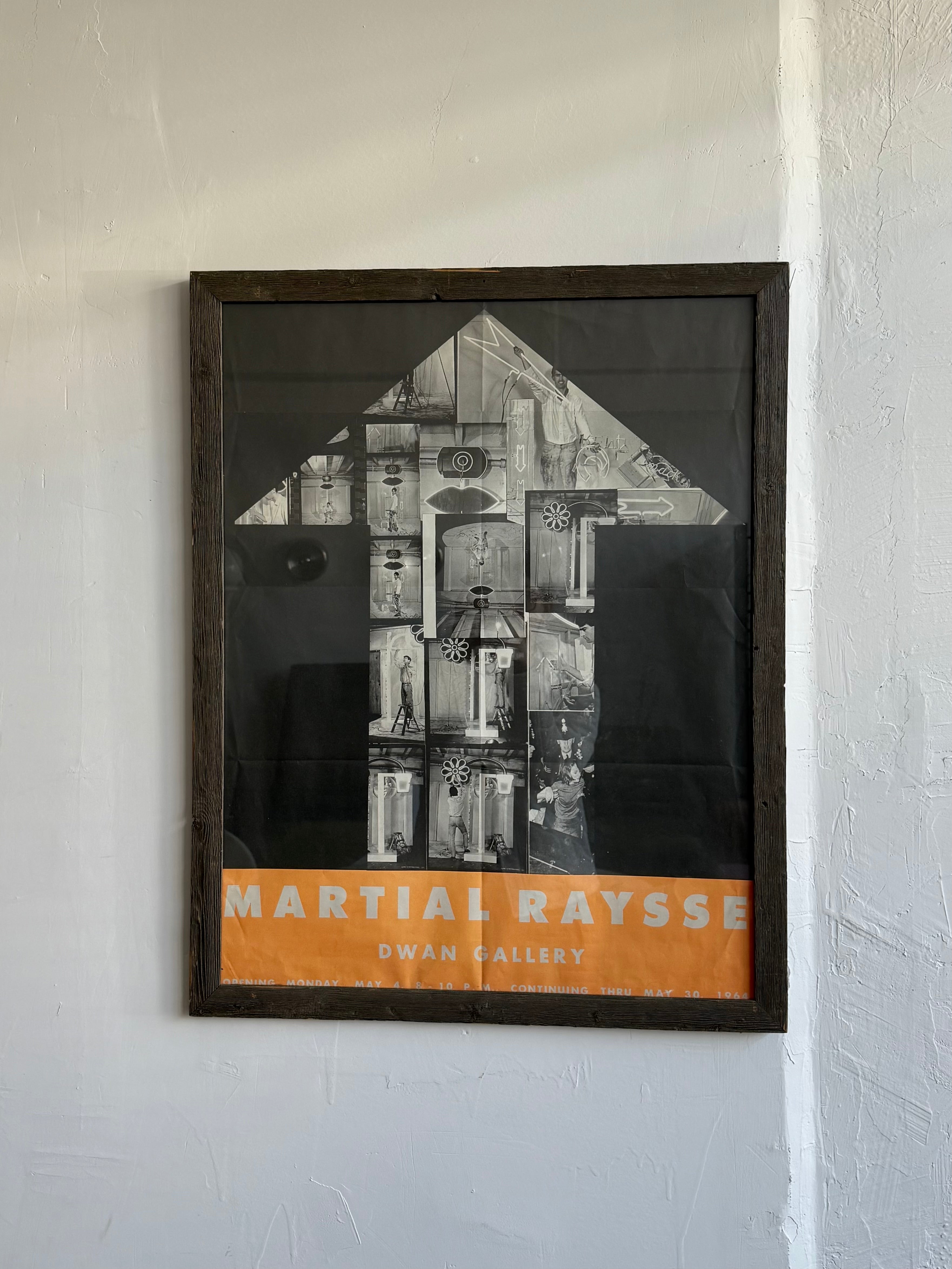 1964 Martial Raysse Dwan Gallery Exhibition Poster
