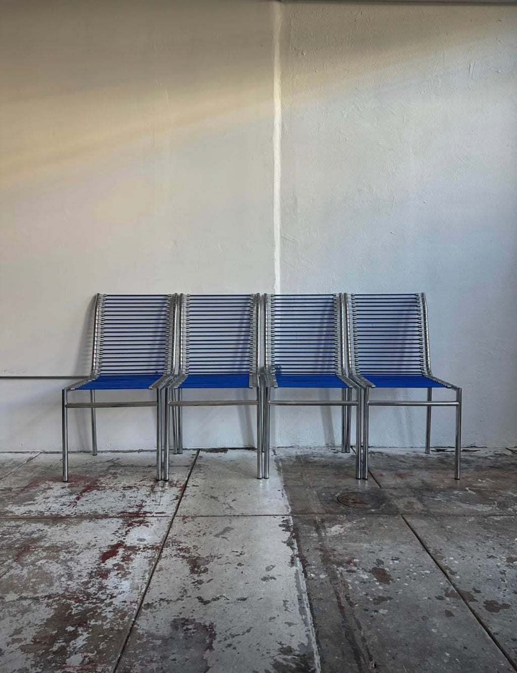 1980’s Rene Herbst Sandows No 5 Cord Chairs