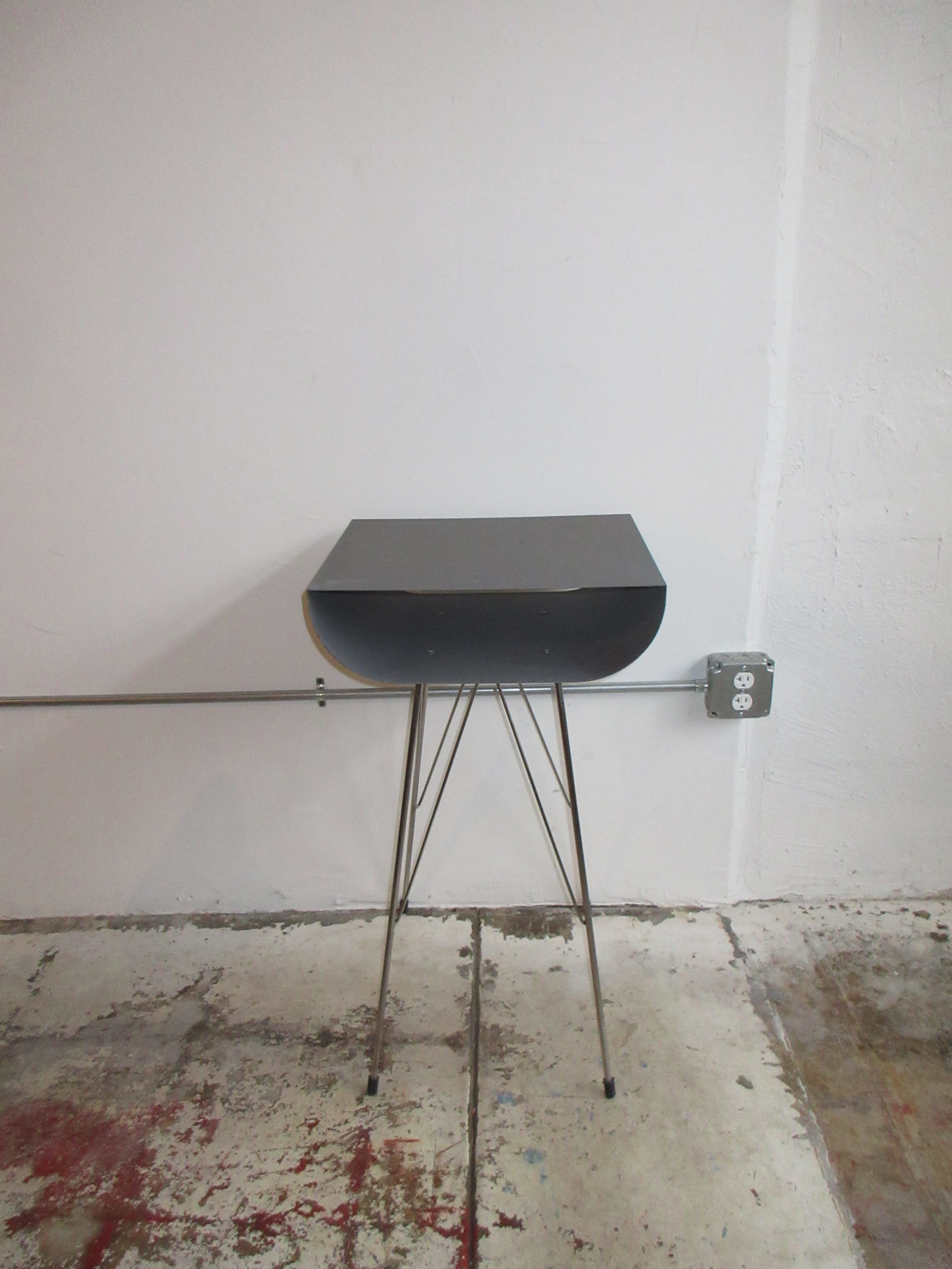 Early 2000s ICFF Chrome Side Table