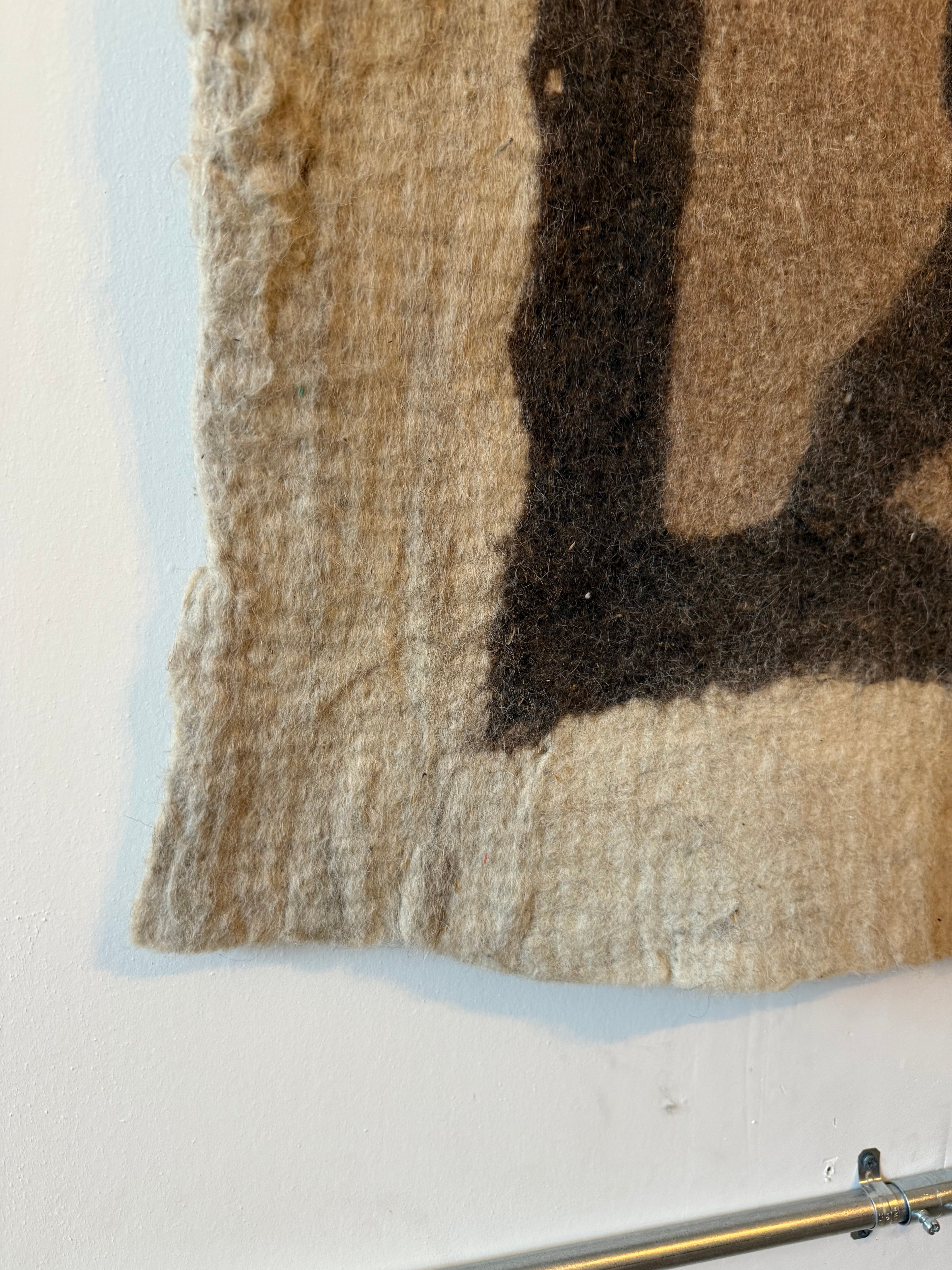 1960’s Iranian Felted Wool Rug