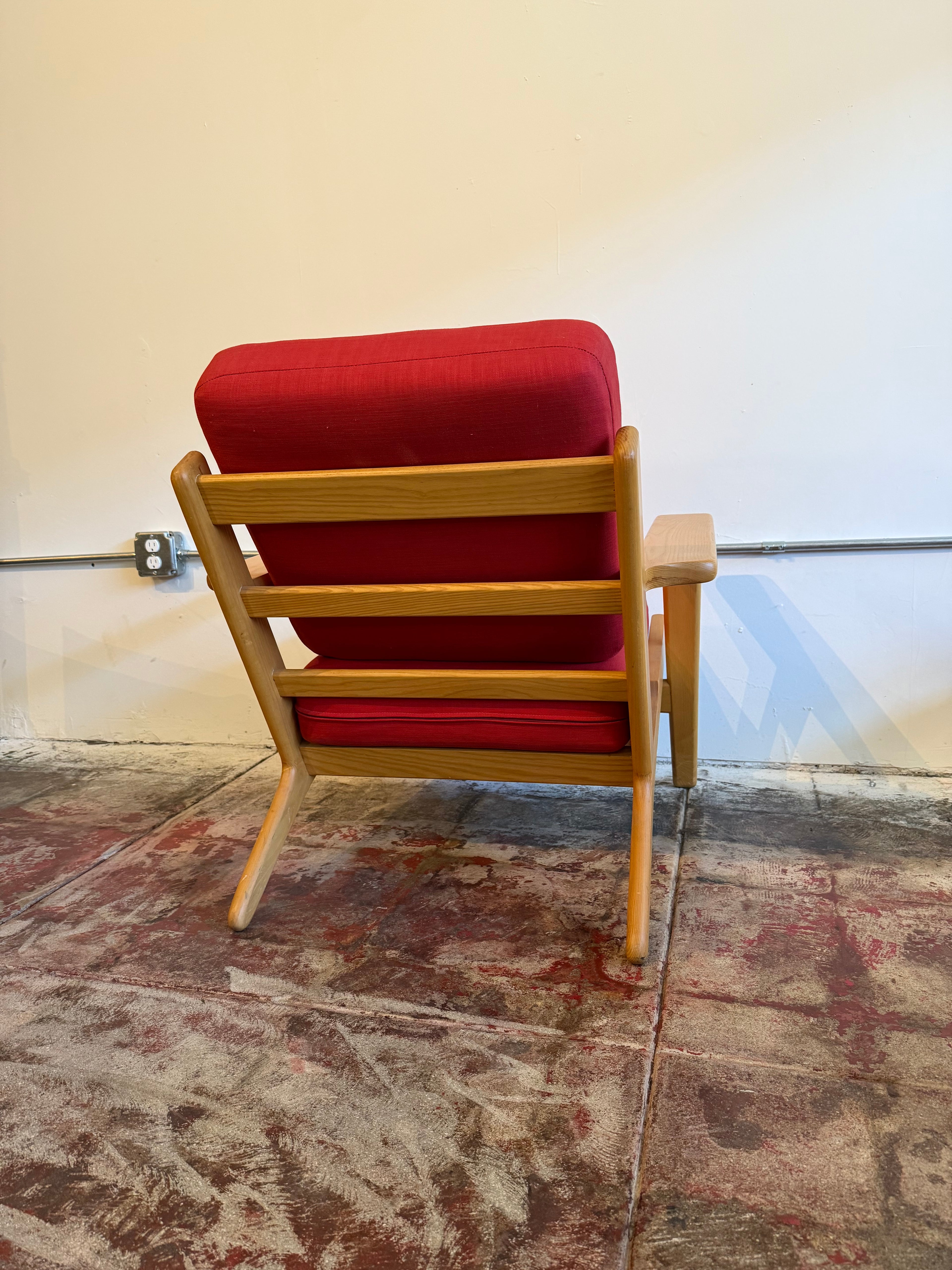 Early 2000’s Hans J Wegner Ge290 Easy Chairs for Getama
