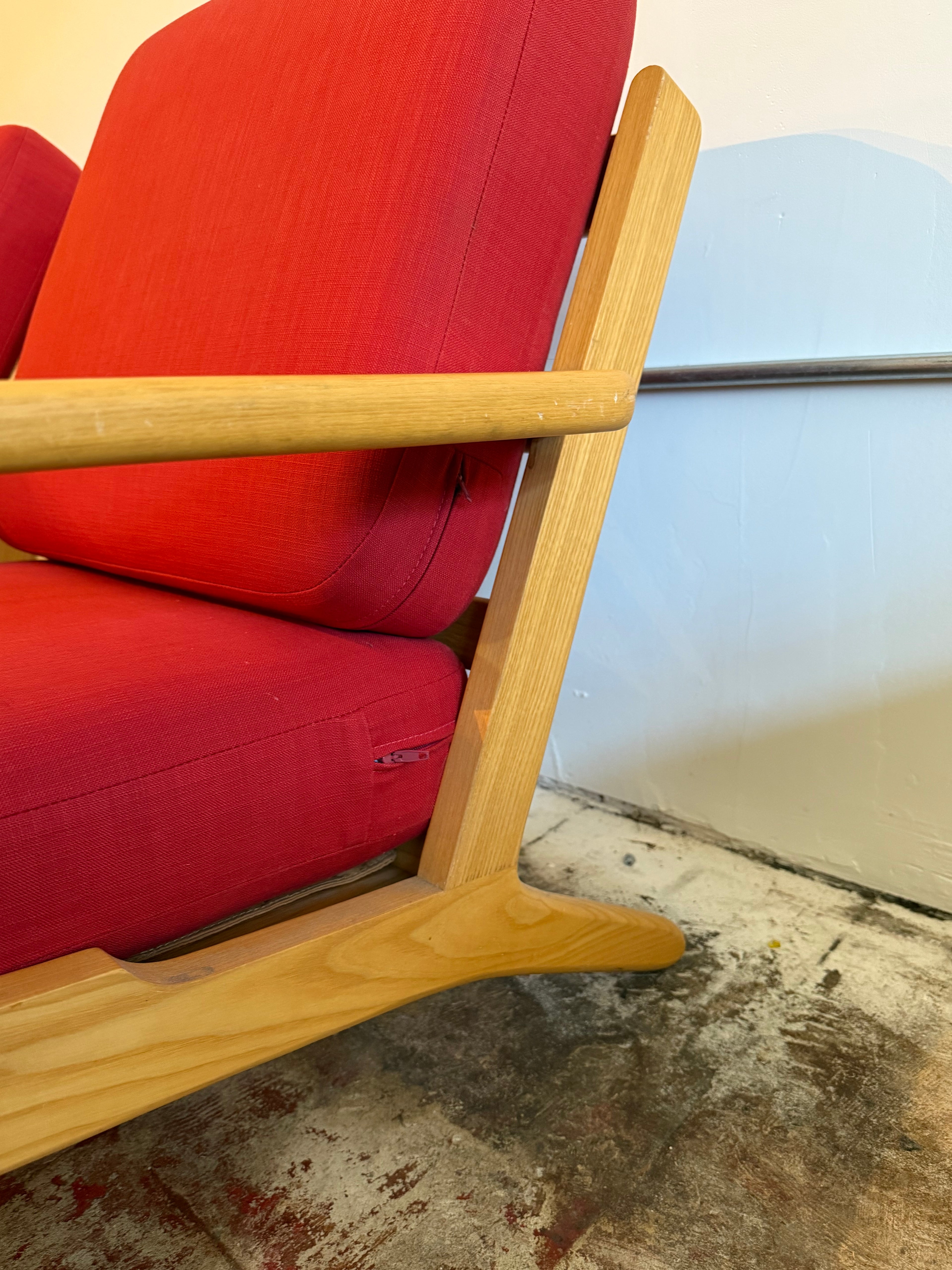 Early 2000’s Hans J Wegner Ge290 Easy Chairs for Getama