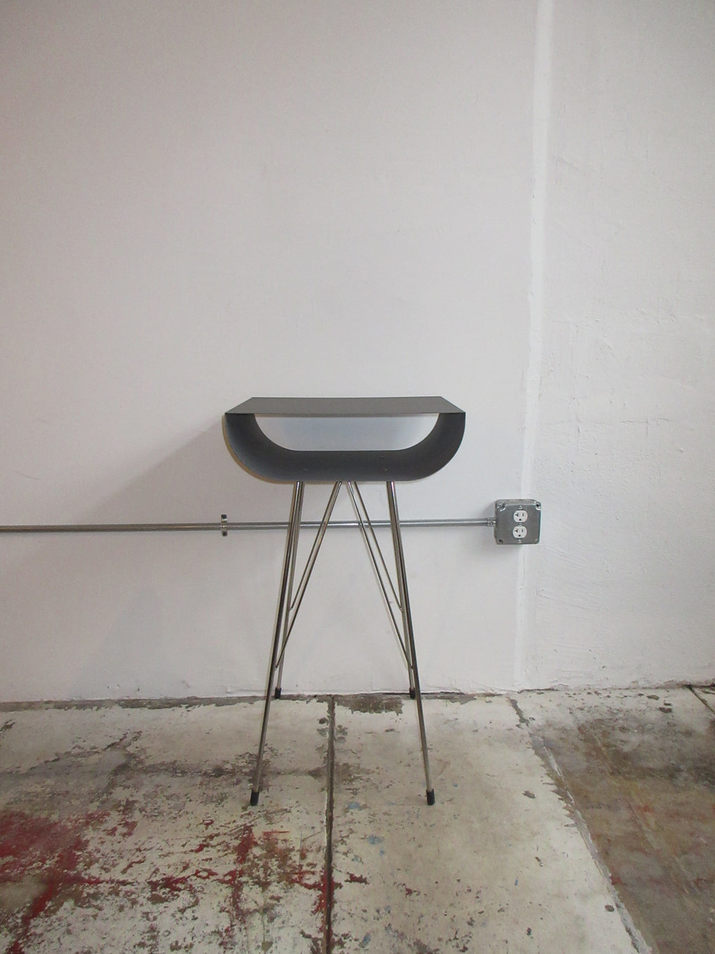Early 2000s ICFF Chrome Side Table