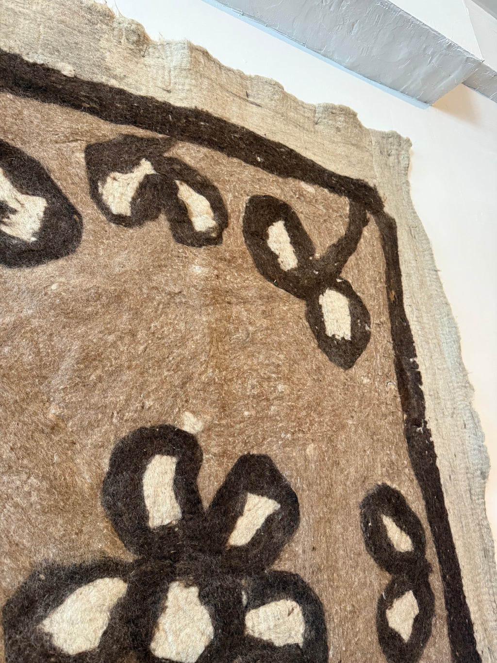 1960’s Iranian Felted Wool Rug