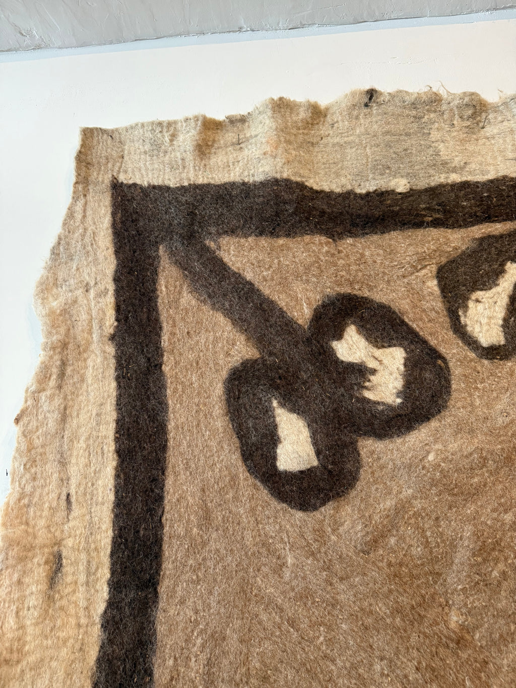 1960’s Iranian Felted Wool Rug