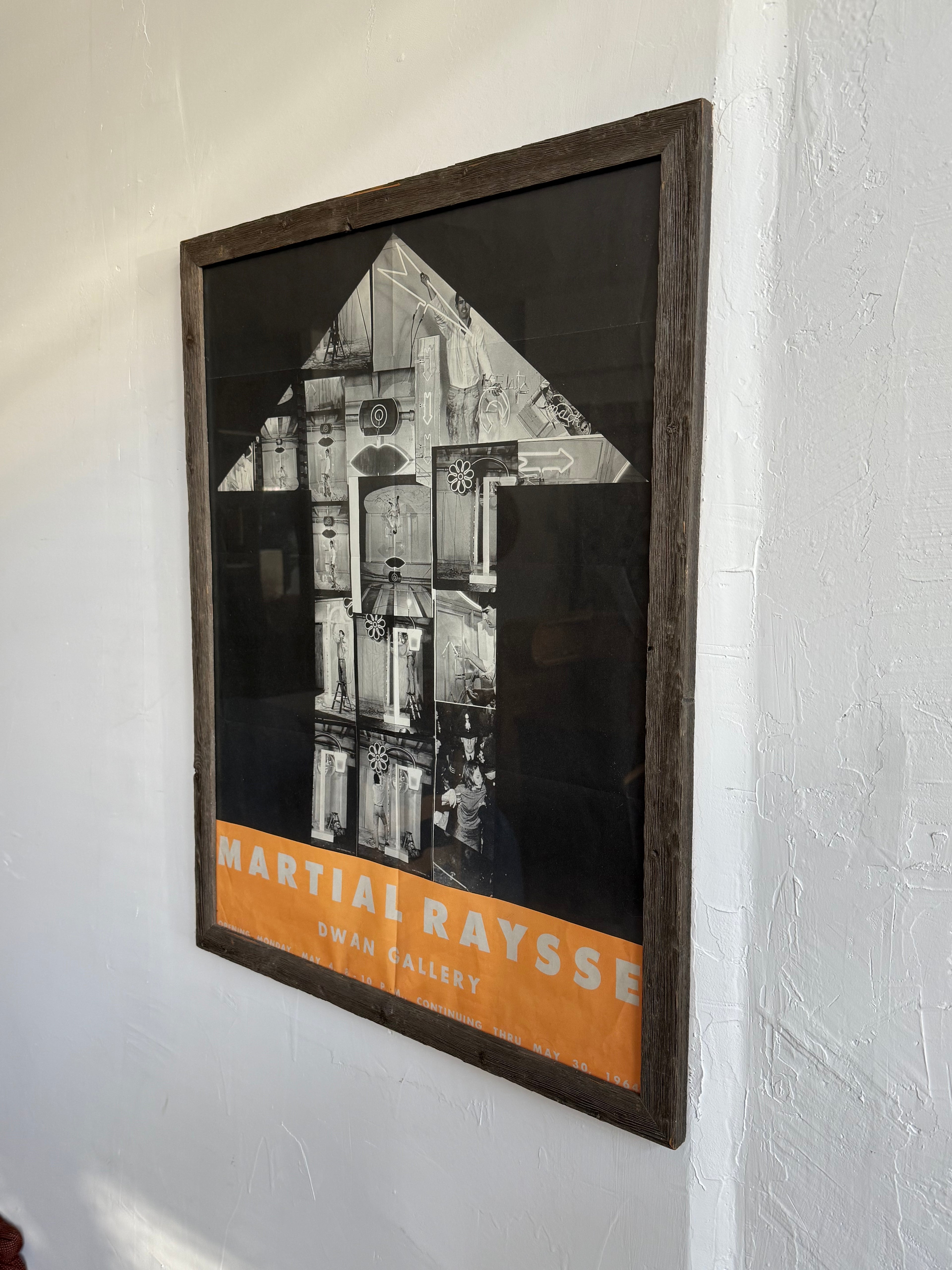 1964 Martial Raysse Dwan Gallery Exhibition Poster