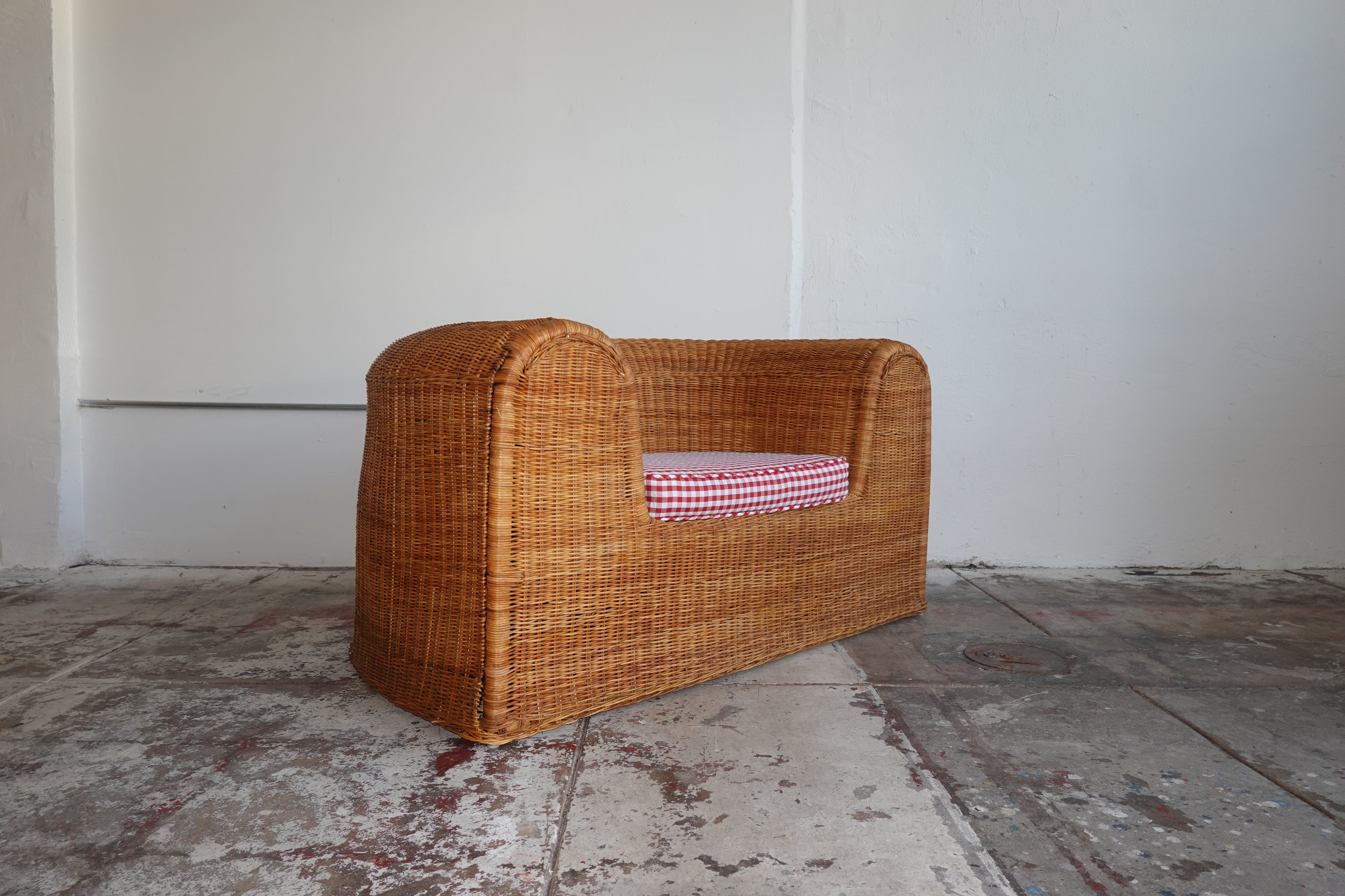 1960s Eero Aarnio Rattan Lounge Chair