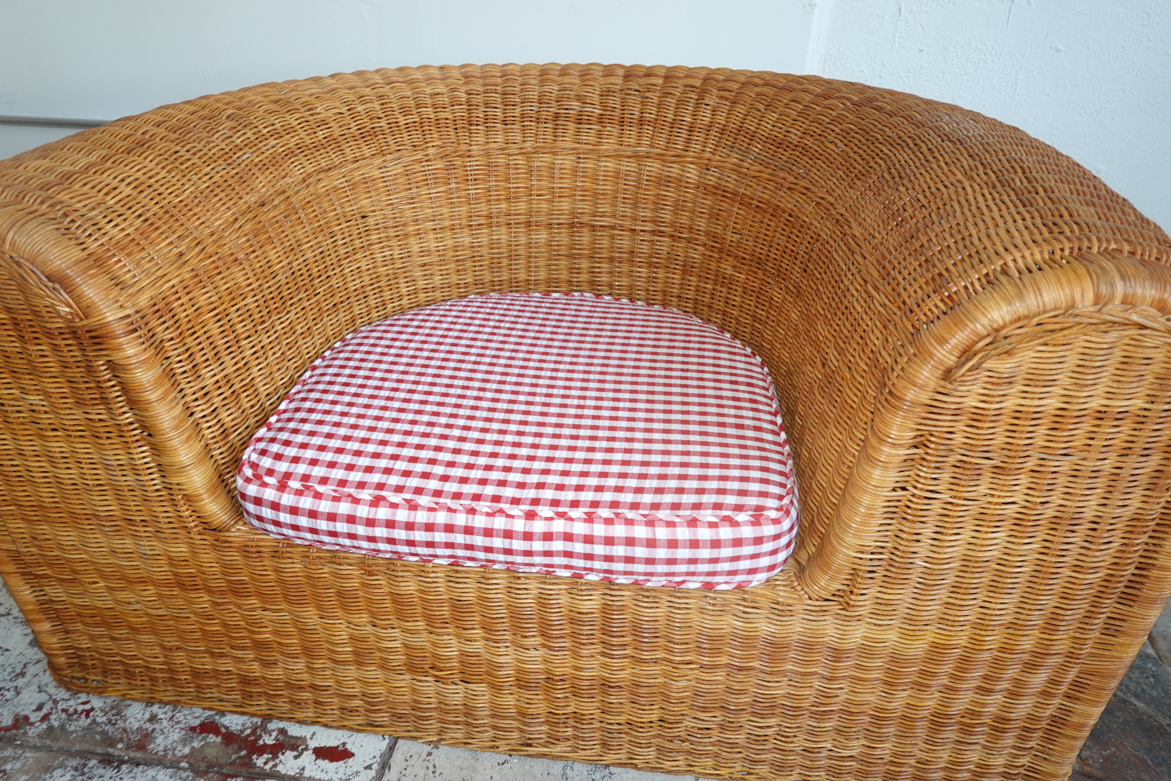 1960s Eero Aarnio Rattan Lounge Chair