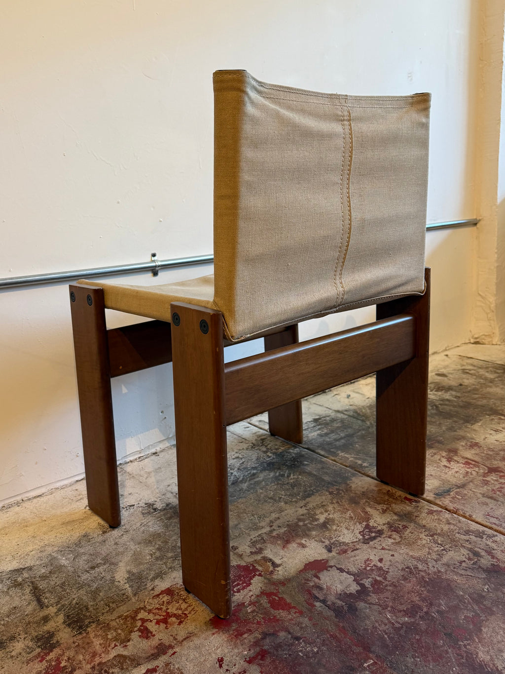 1970’s Afra & Tobia Scarpa Monk Chairs for Molteni