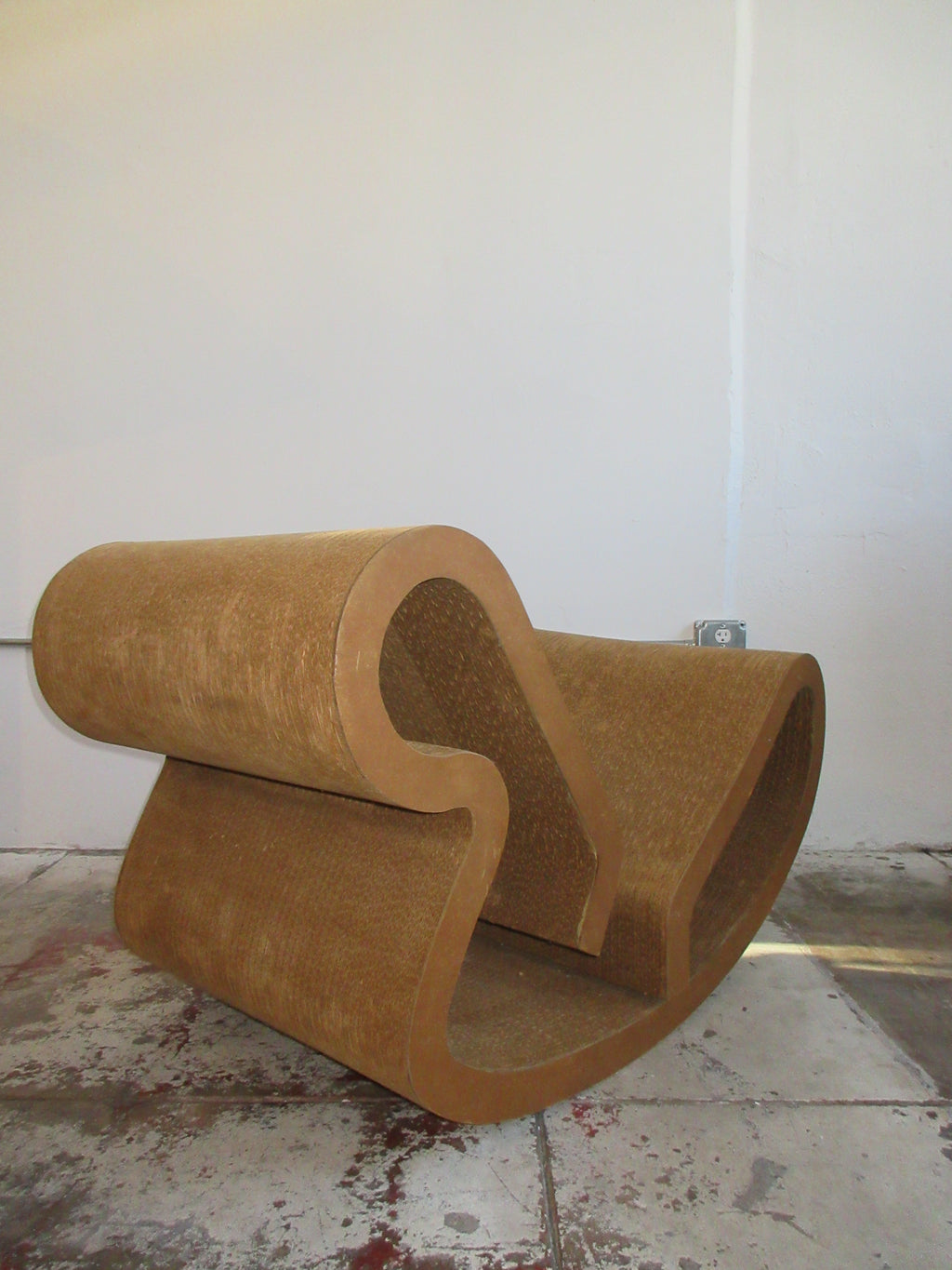 1970s Frank Gehry Easy Edges Body Contour Rocker Chair