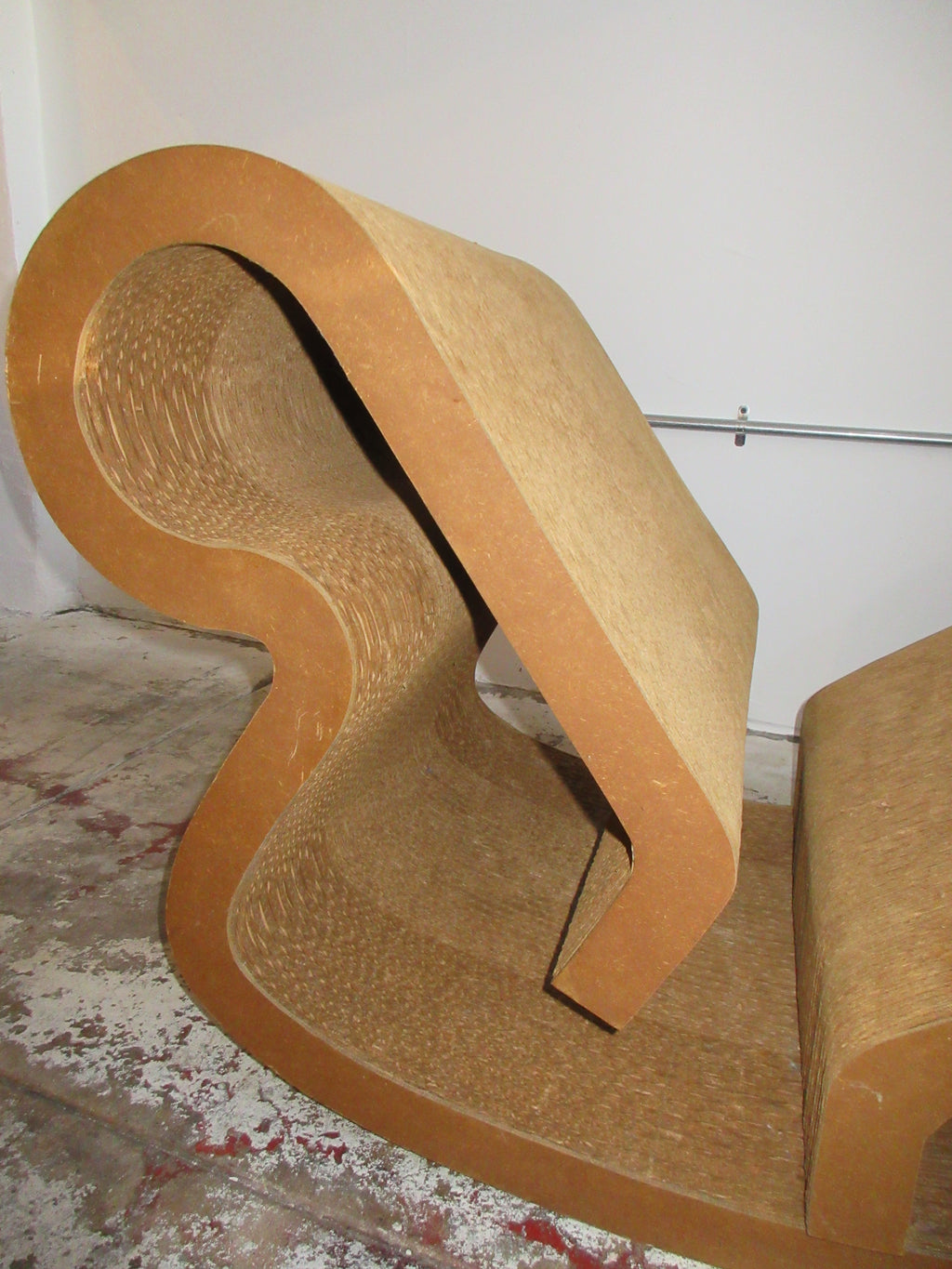 1970s Frank Gehry Easy Edges Body Contour Rocker Chair