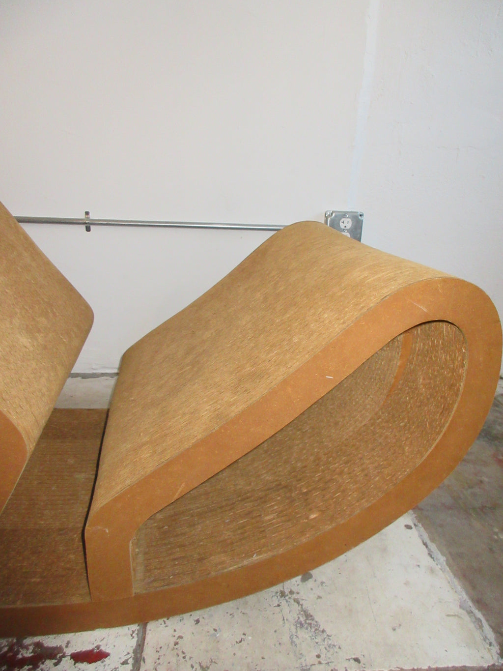 1970s Frank Gehry Easy Edges Body Contour Rocker Chair