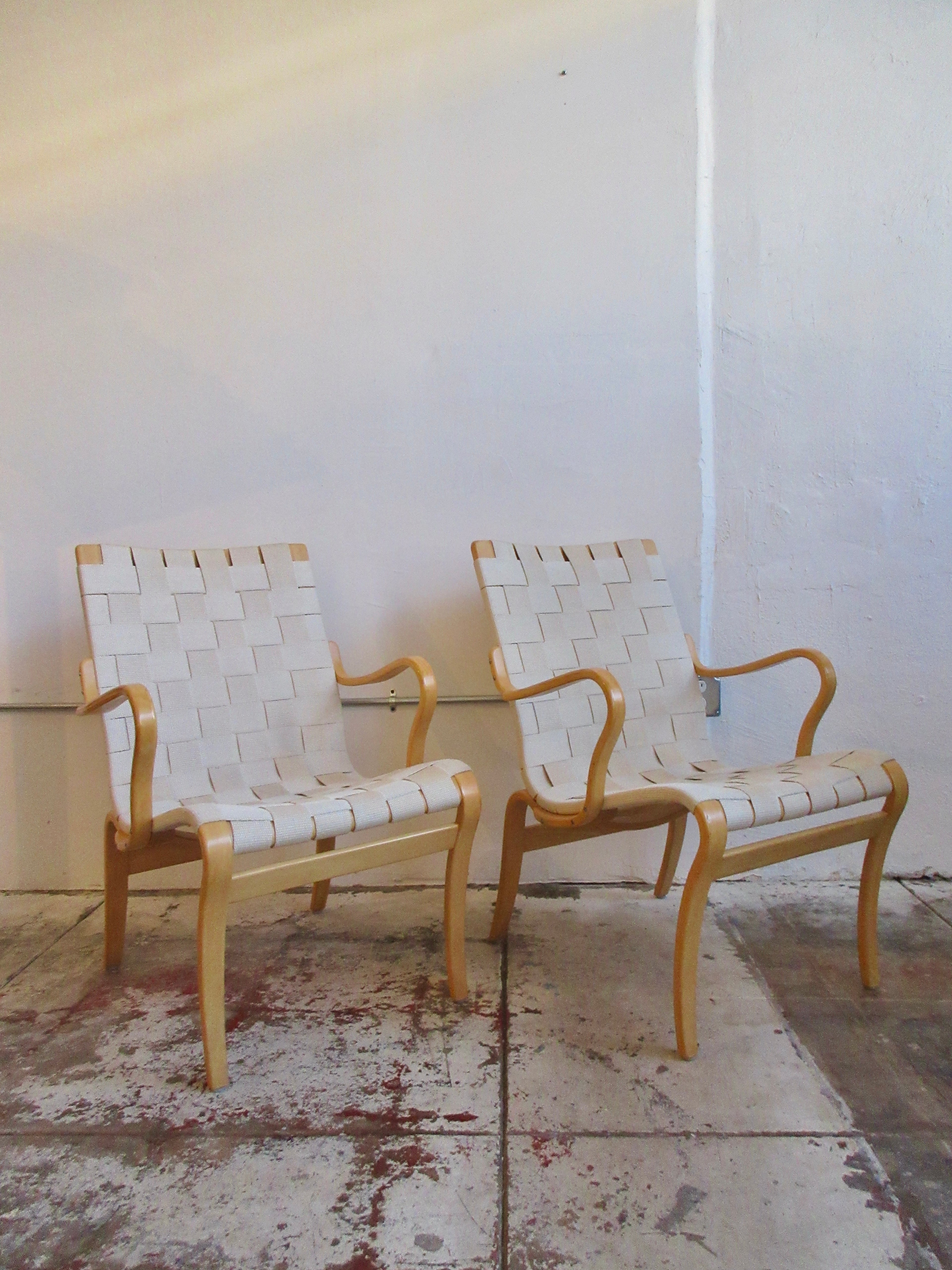 1970s Eva Armchairs by Bruno Mathsson for Karl Mathsson