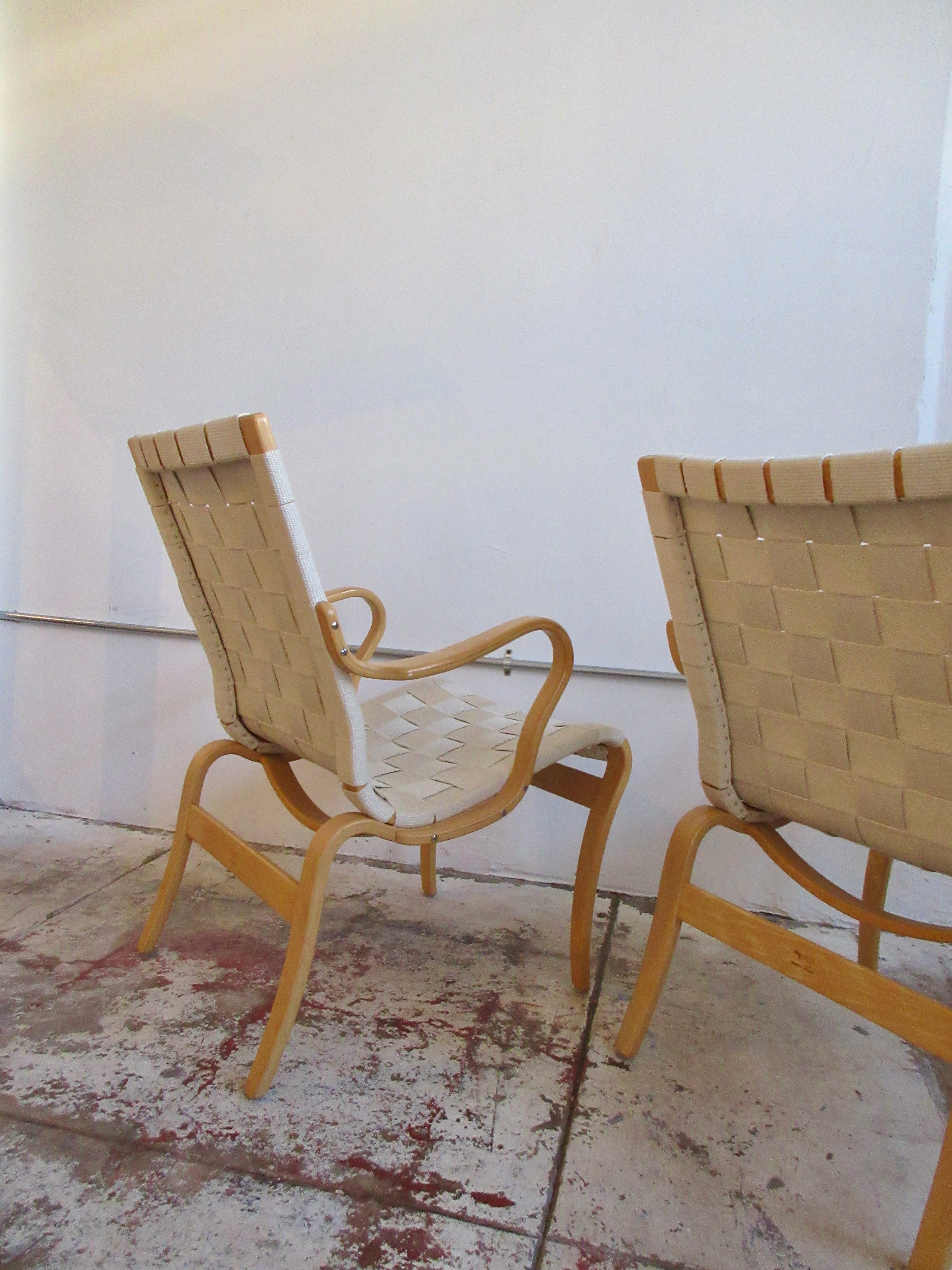 1970s Eva Armchairs by Bruno Mathsson for Karl Mathsson