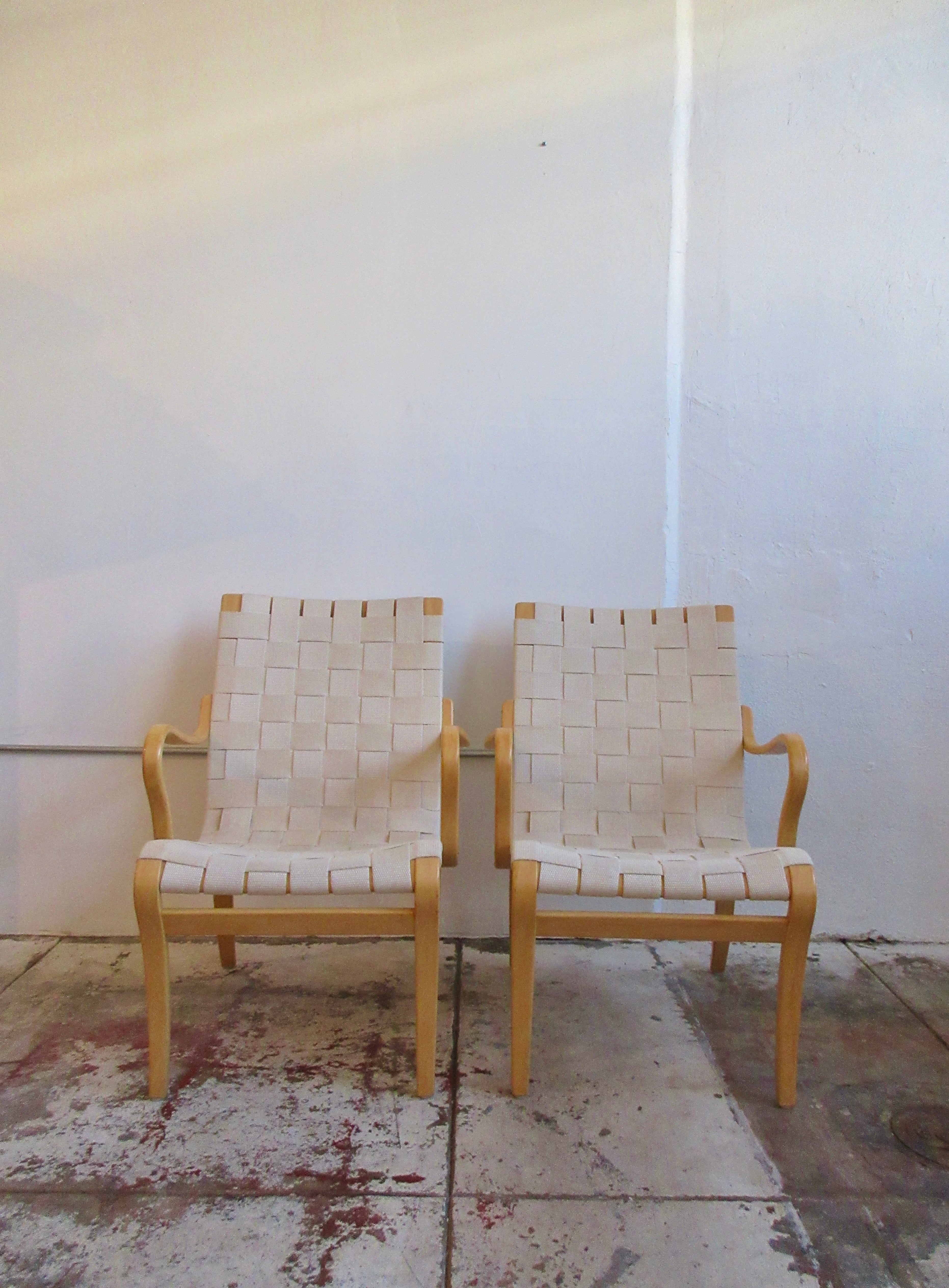 1970s Eva Armchairs by Bruno Mathsson for Karl Mathsson