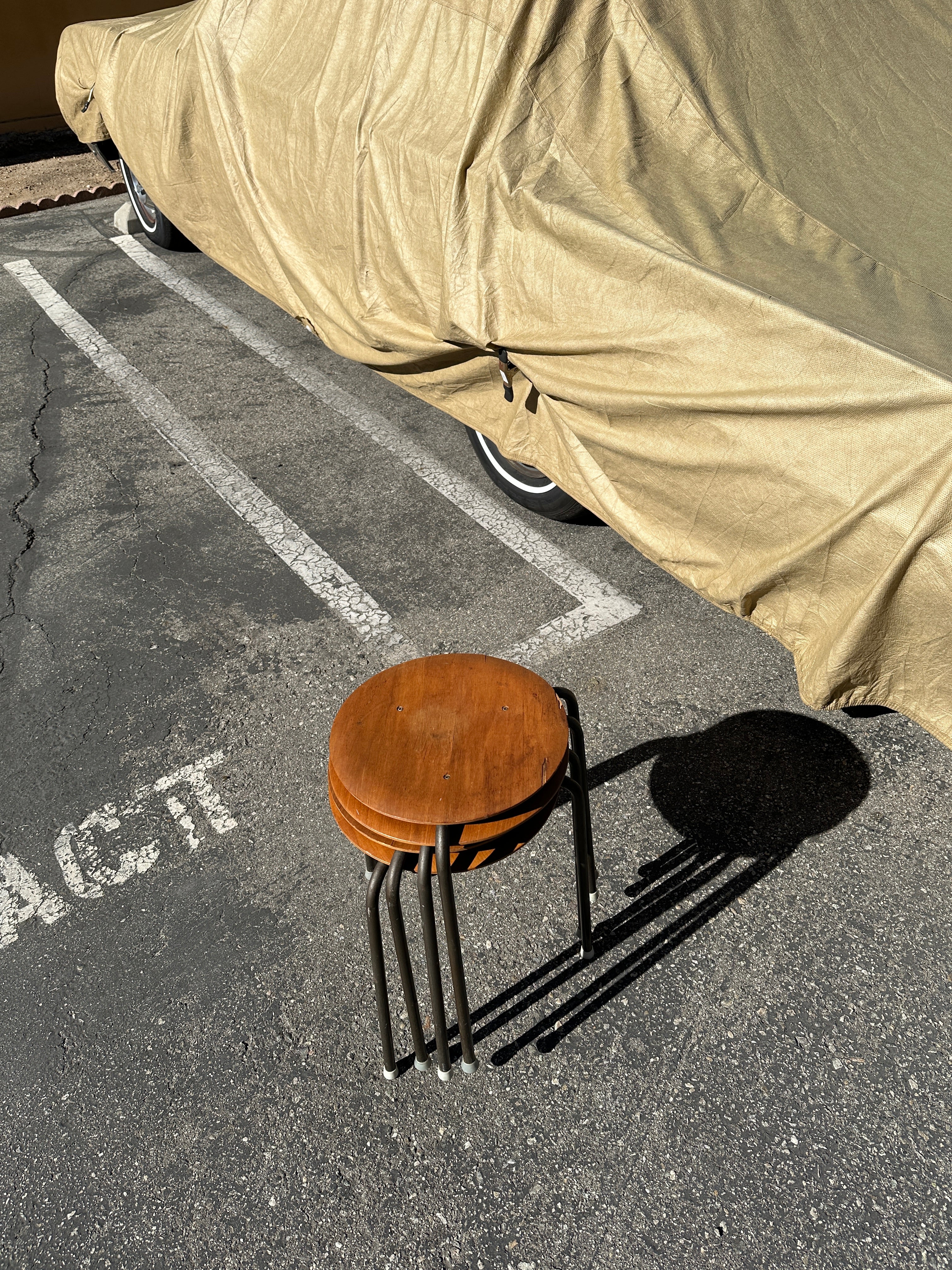 1960s Arne Jacobsen Dot Stacking Stools *stamped Made in Denmark*