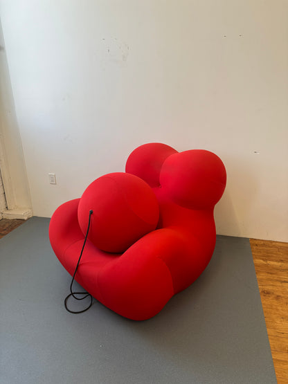 2000s B&B Italia La Mamma UP5 Armchair & UP6 Ottoman by Gaetano Pesce