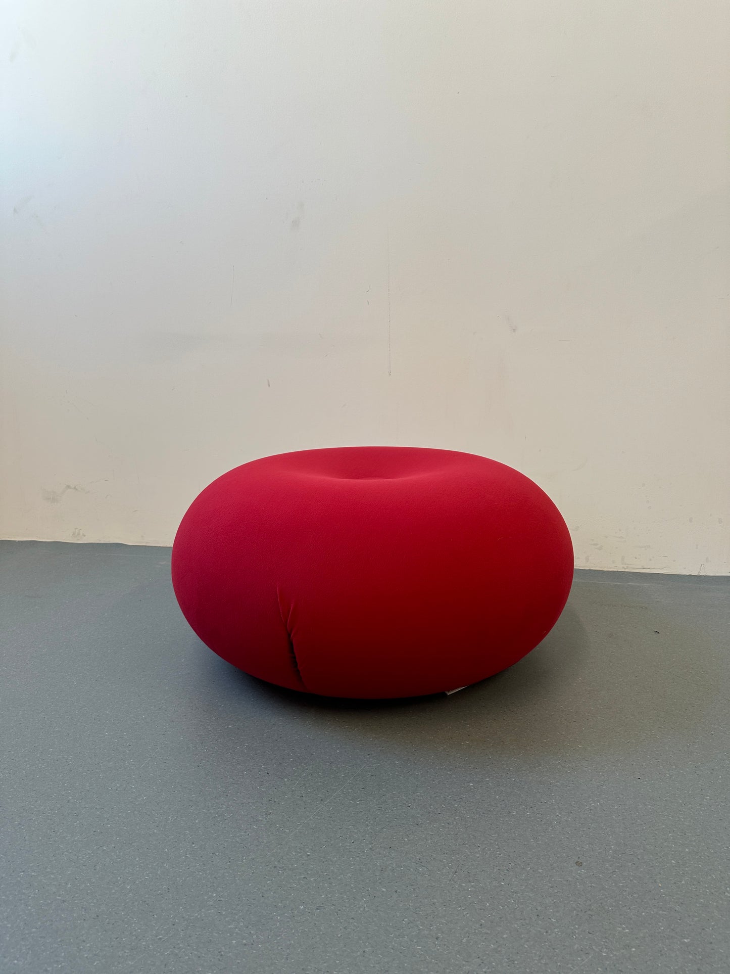 Early 2000s Baleri Italia Tato & Tatone Red Pouf