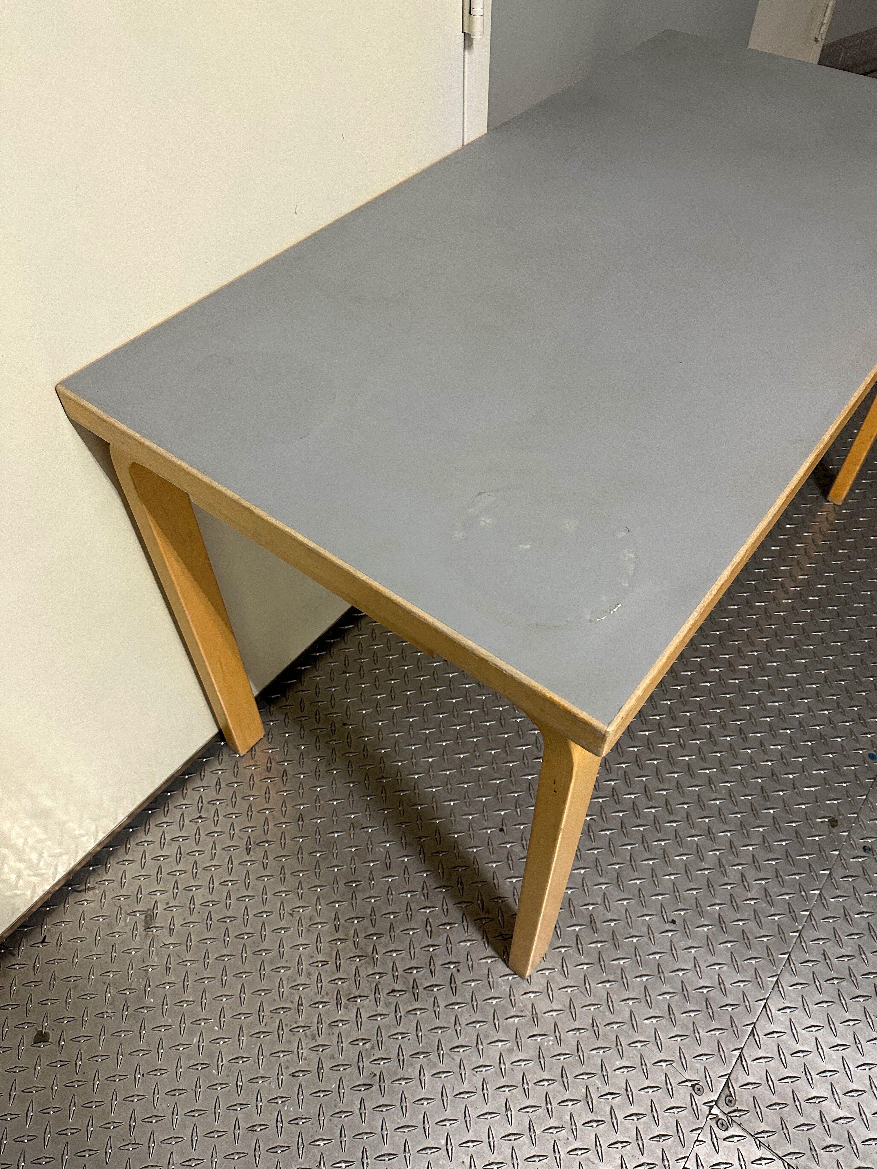 Alvar Aalto Rectangular Dining Table 81B