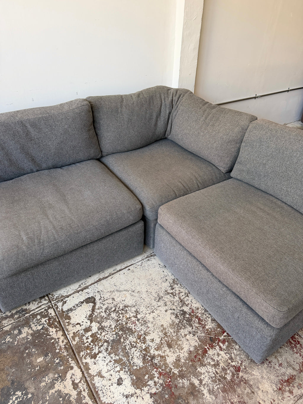 1977 Milo Baughman for Thayer Coggin Chrome Frame Modular Sofa