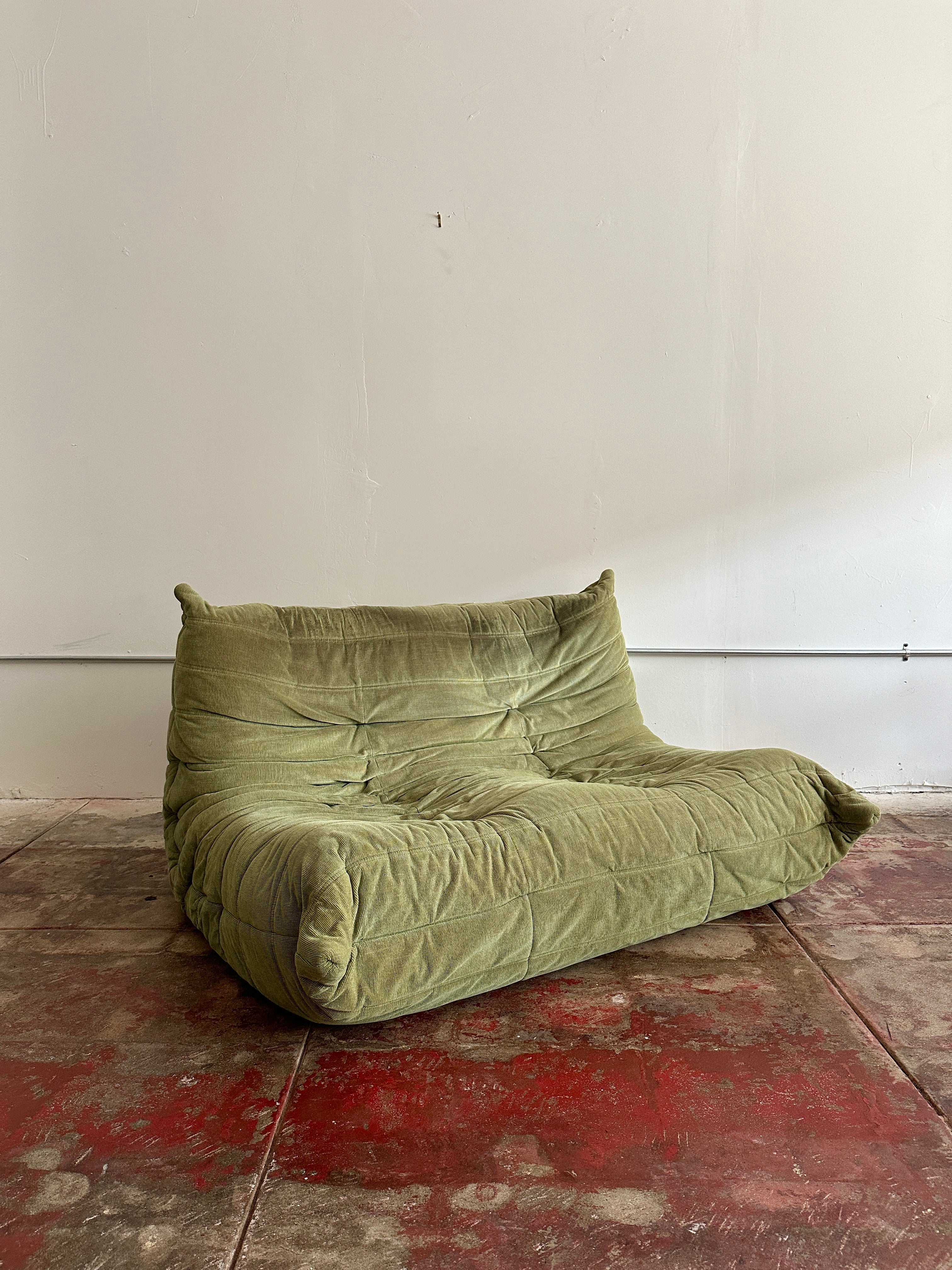 1970s Ligne Roset Togo Loveseat x2 & Ottoman