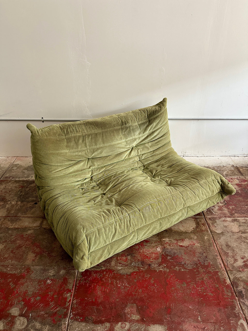 1970s Ligne Roset Togo Loveseat x2 & Ottoman