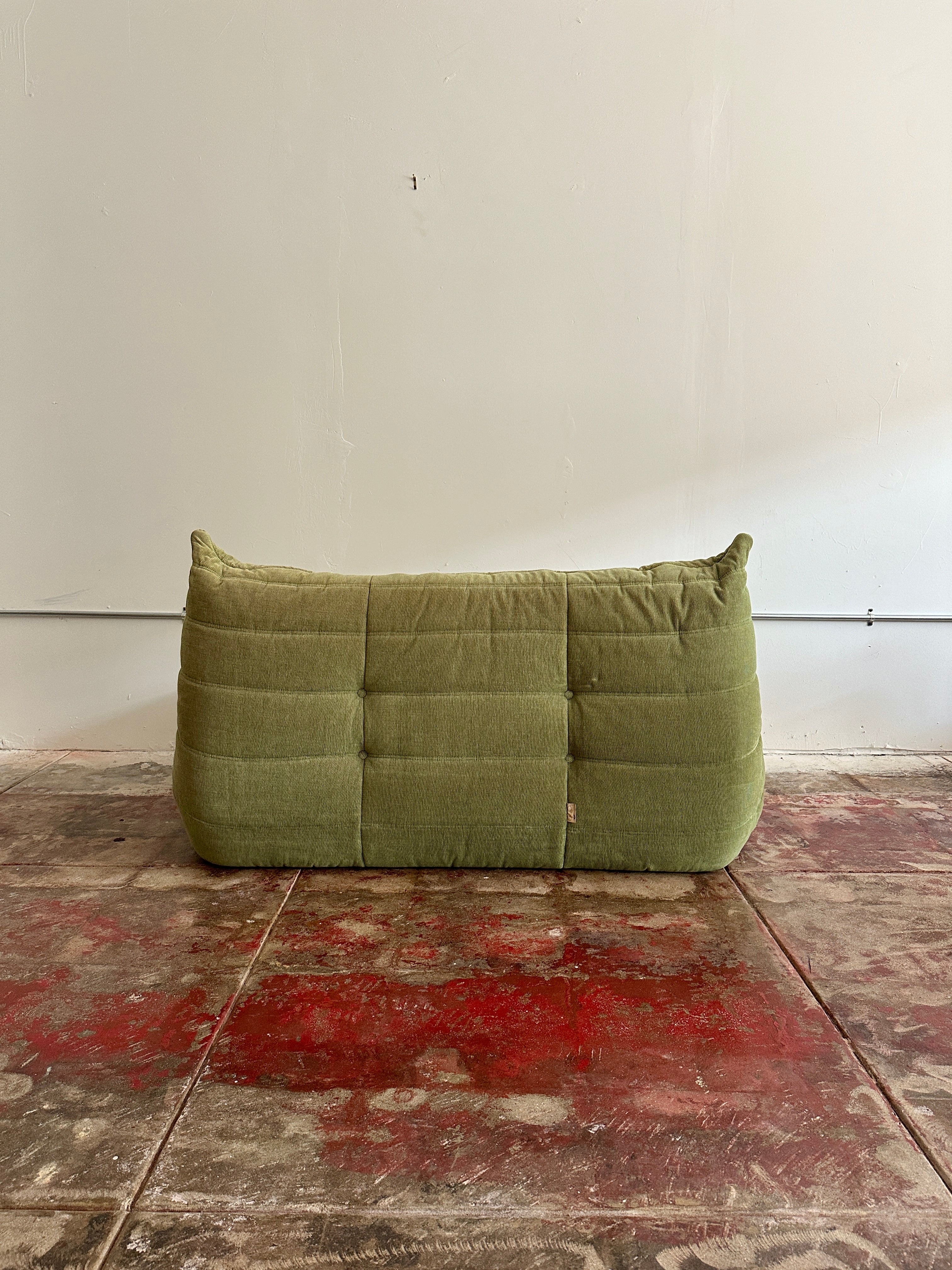 1970s Ligne Roset Togo Loveseat x2 & Ottoman