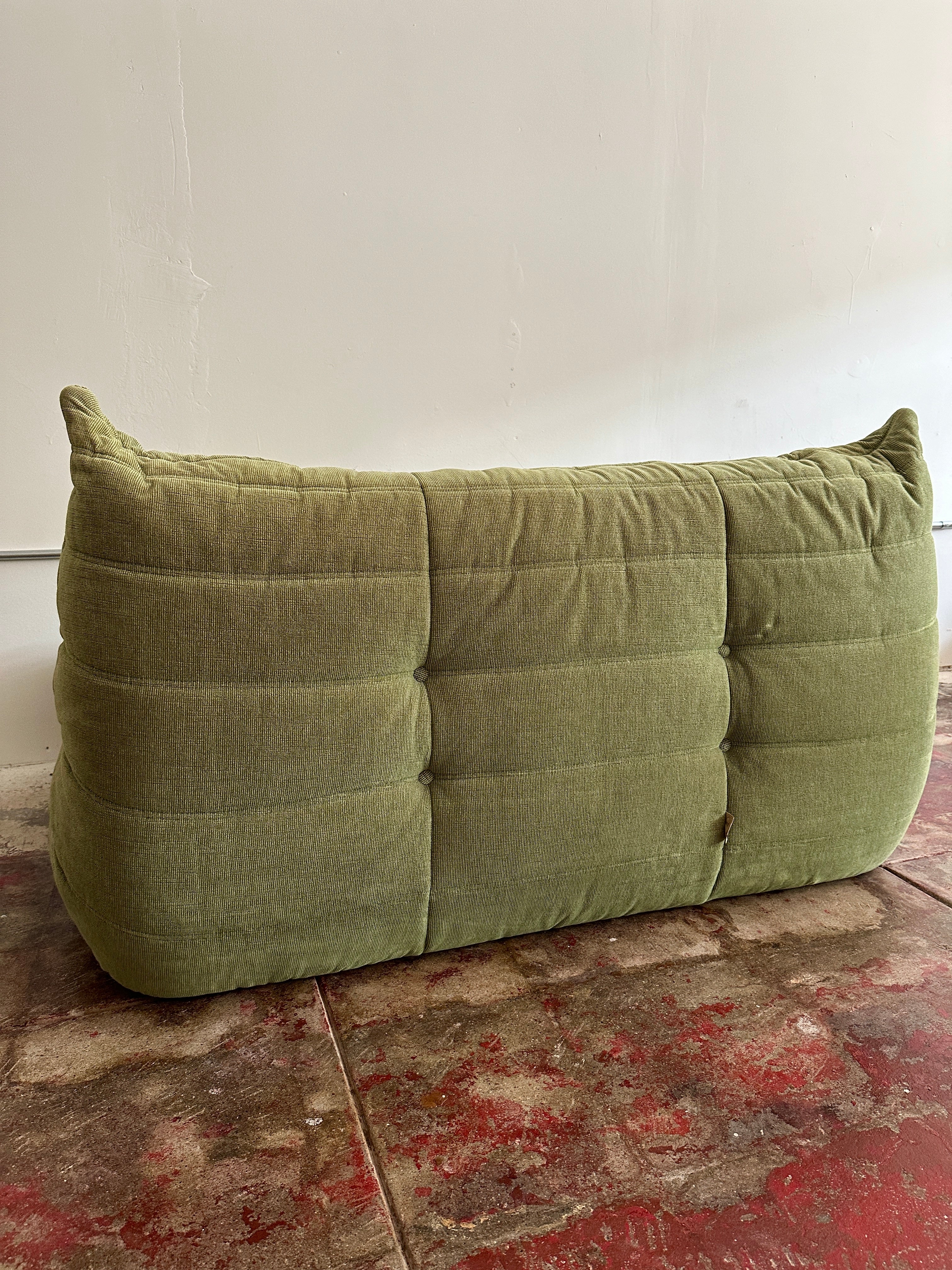 1970s Ligne Roset Togo Loveseat x2 & Ottoman