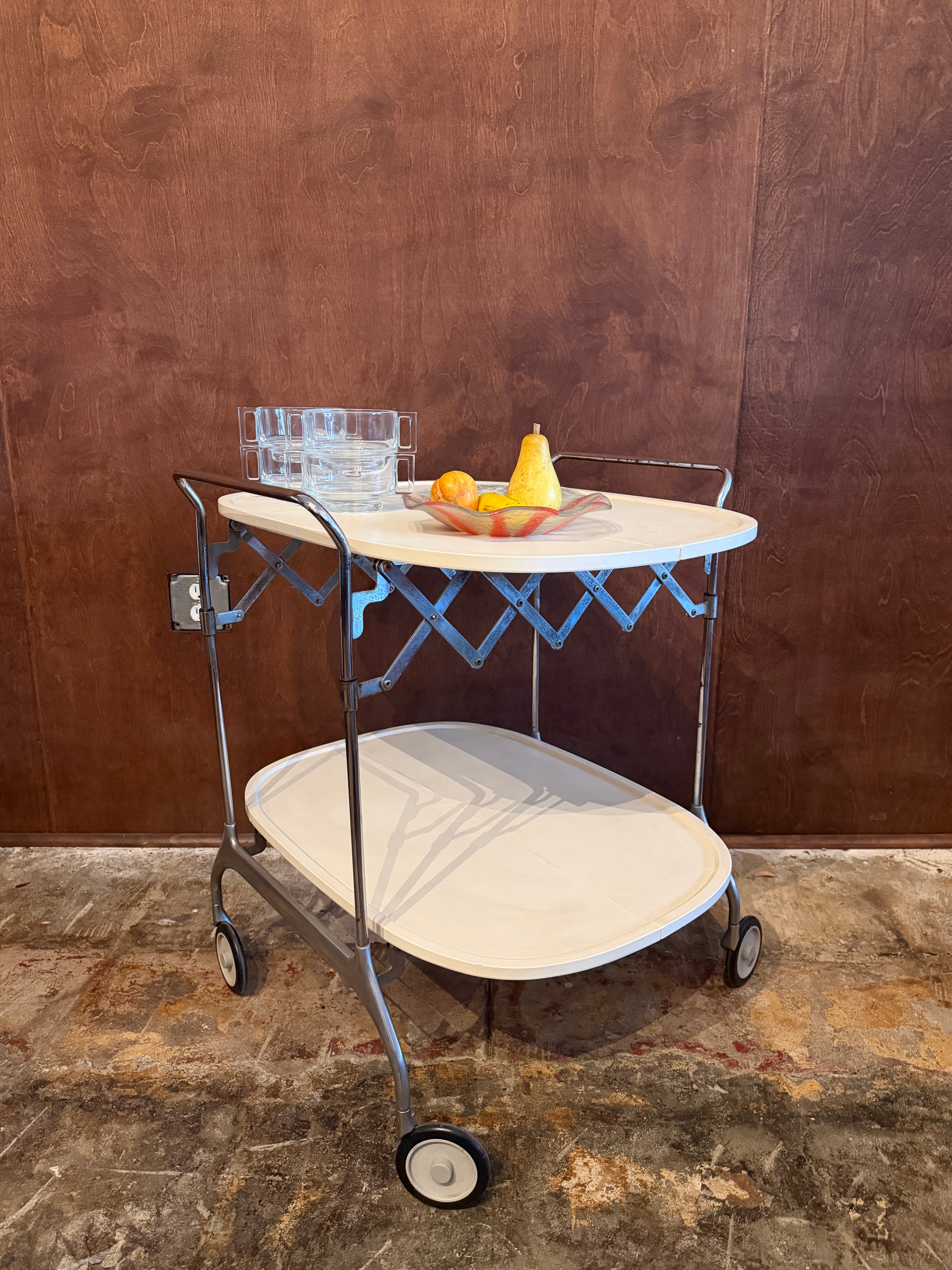 1990s Kartell Gastone Folding Trolley by Antonio Citterio & Oliver Low