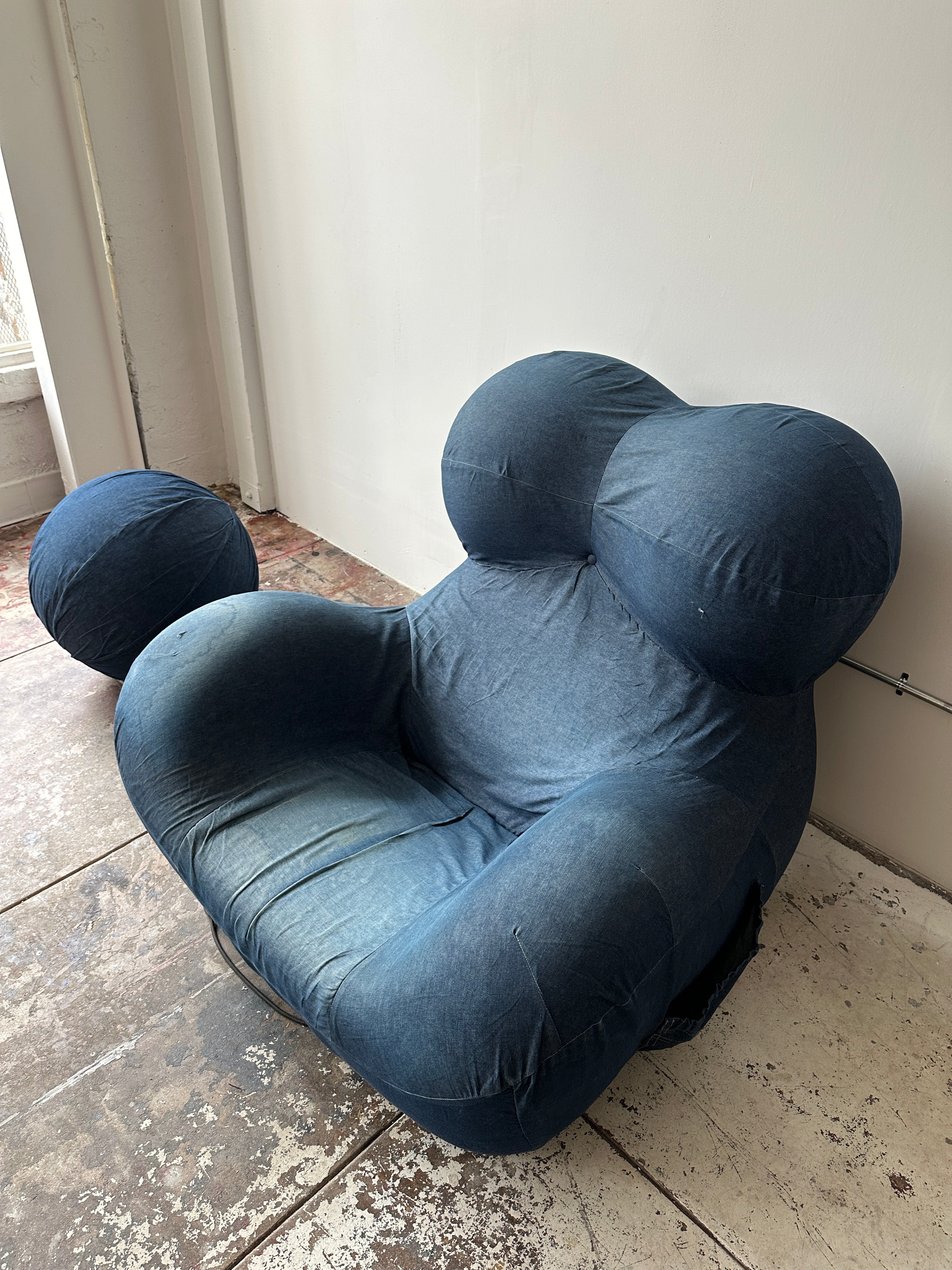 2000s Gaetano Pesce La Mamma UP5 Armchair & UP6 Ottoman for B&B Italia
