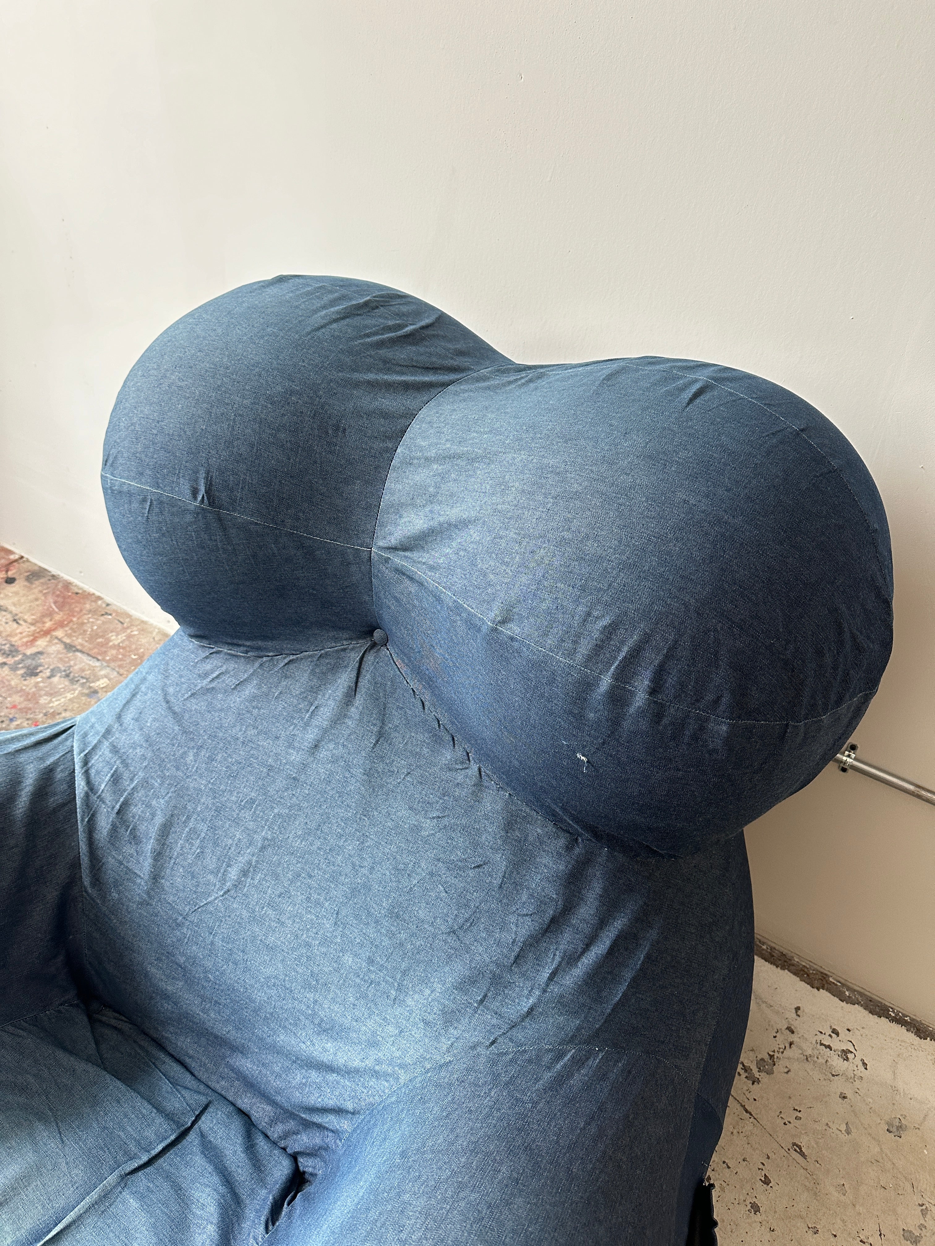 2000s Gaetano Pesce La Mamma UP5 Armchair & UP6 Ottoman for B&B Italia