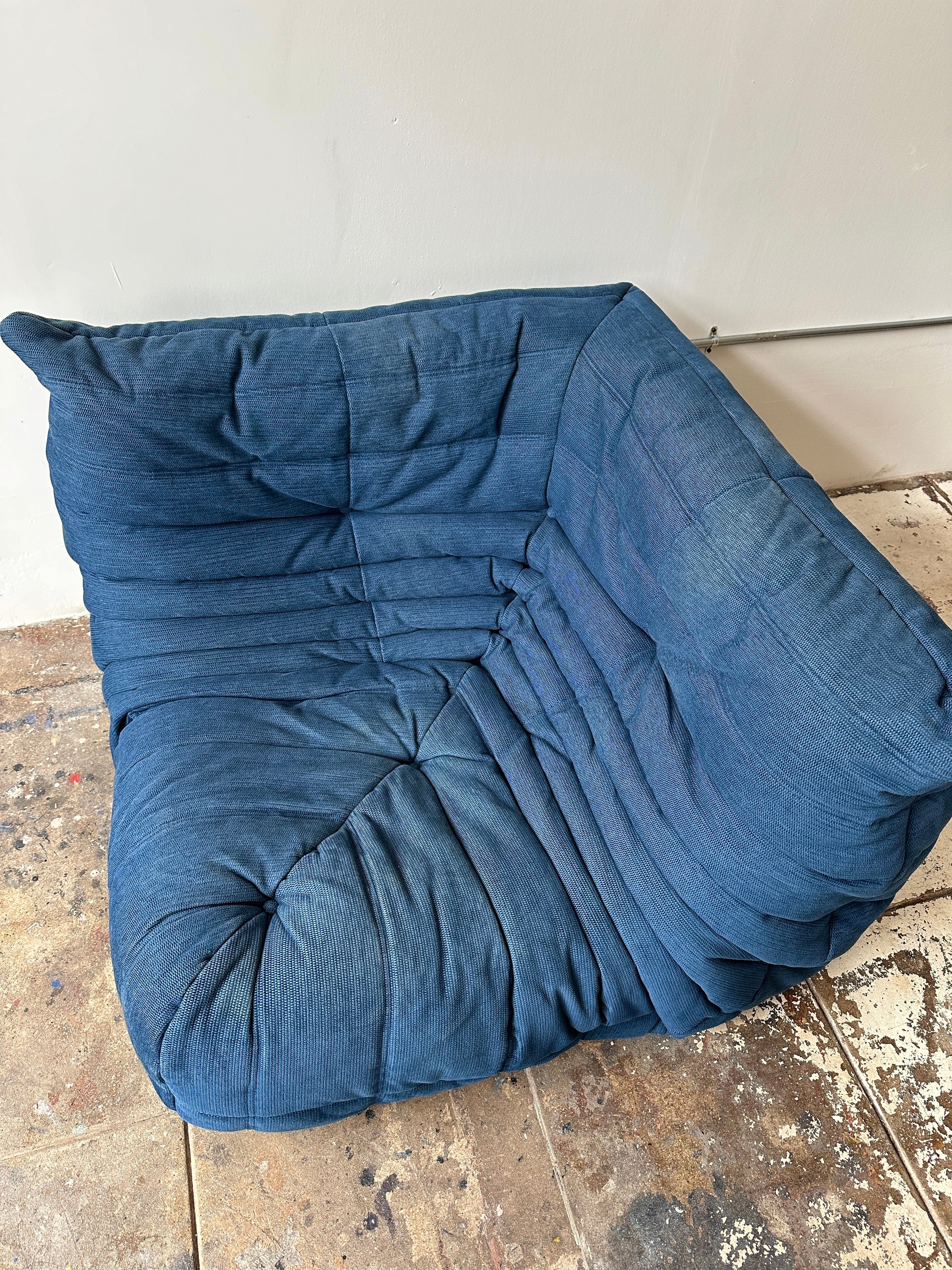 2000s Ligne Roset Togo Corner & Ottoman