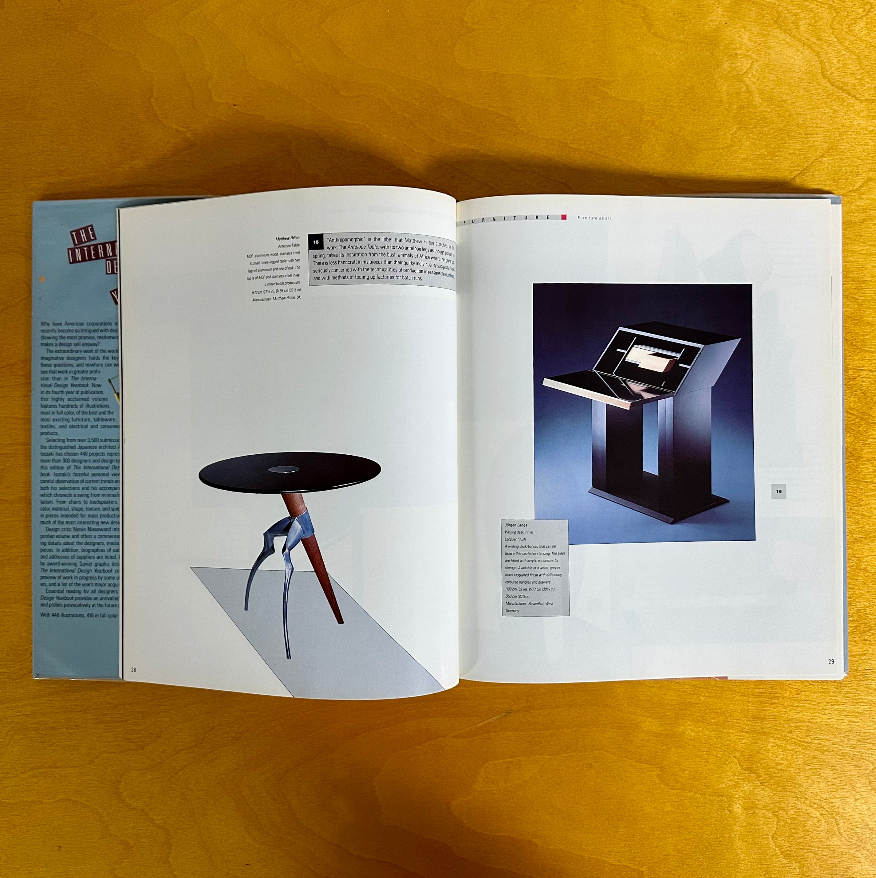 The International Design Yearbook 4 by Interiors, 1988