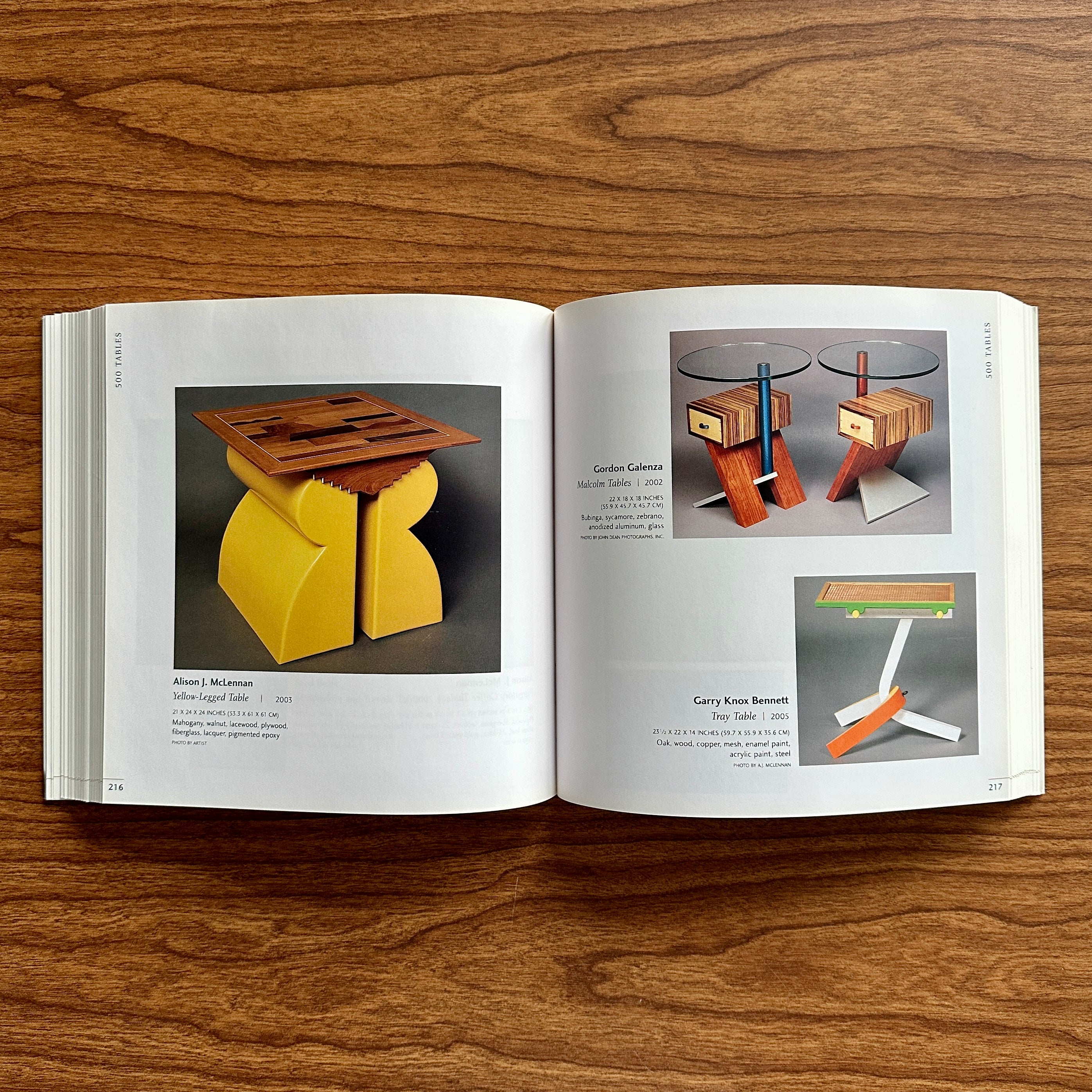 500 Tables Inspiring Interpretations of Function and Style, Lark Books, 2009