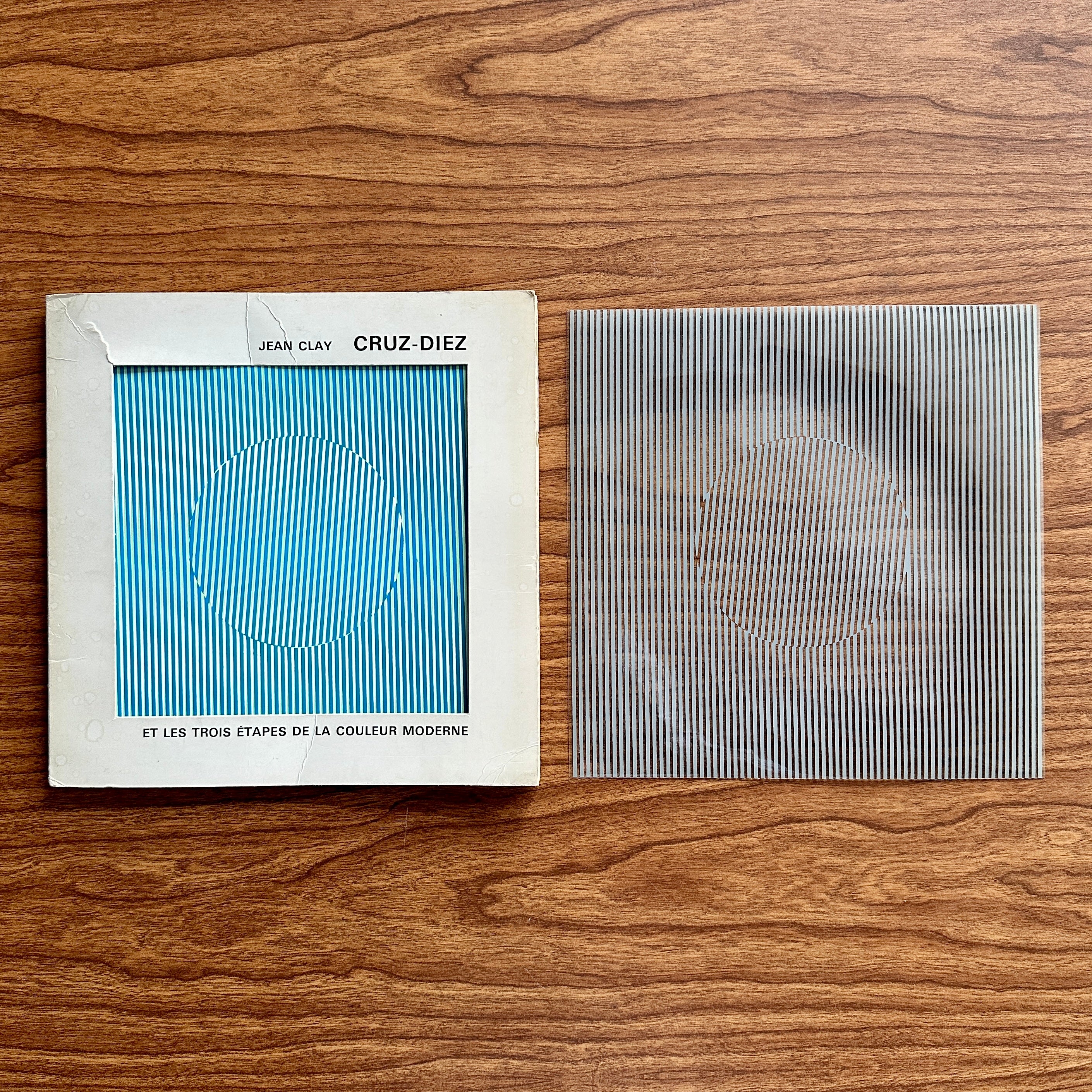 Cruz-Diez (With Kinetic Art Cover) by Carlos Cruz-Diez, Jean Clay, Paris 1969