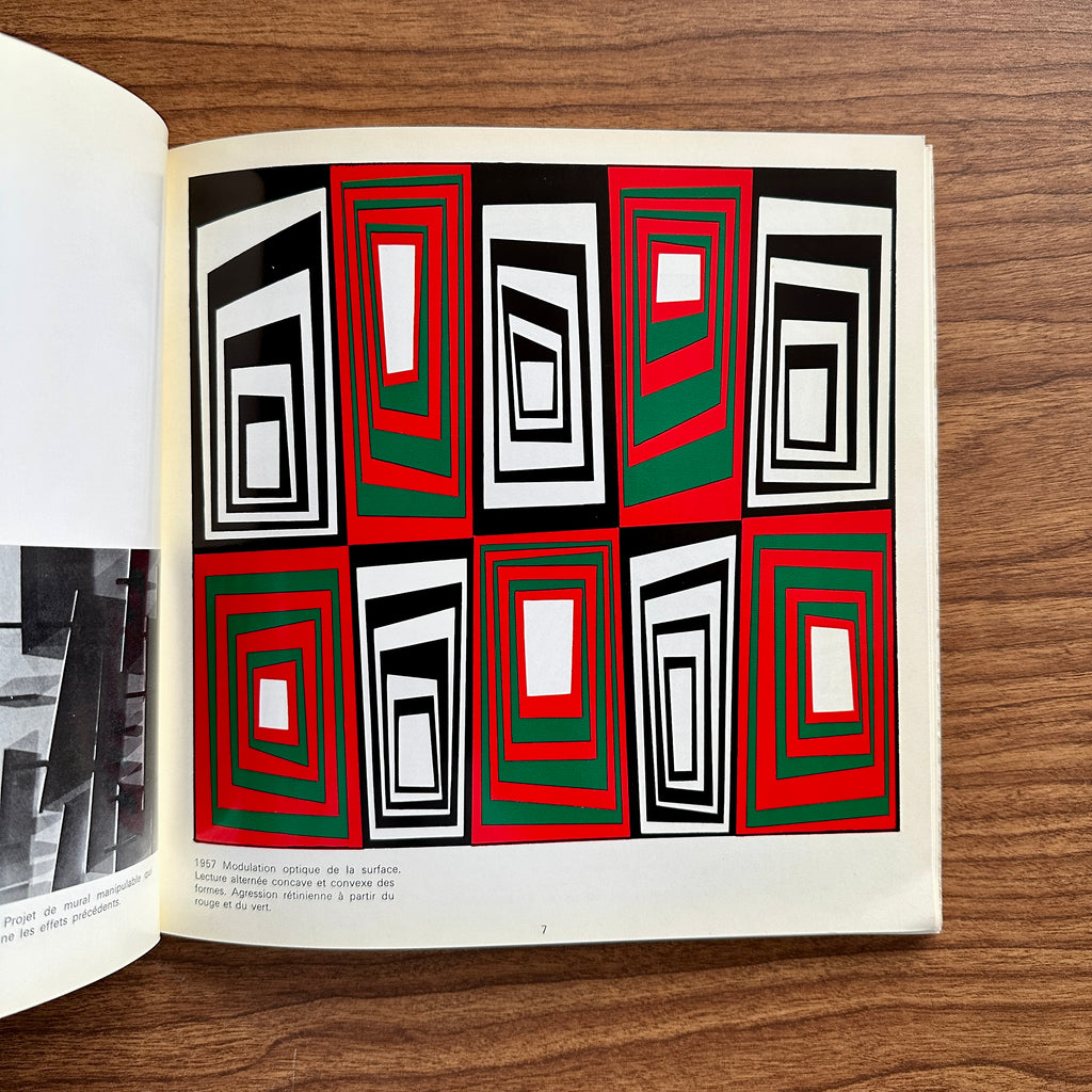 Cruz-Diez (With Kinetic Art Cover) by Carlos Cruz-Diez, Jean Clay, Paris 1969