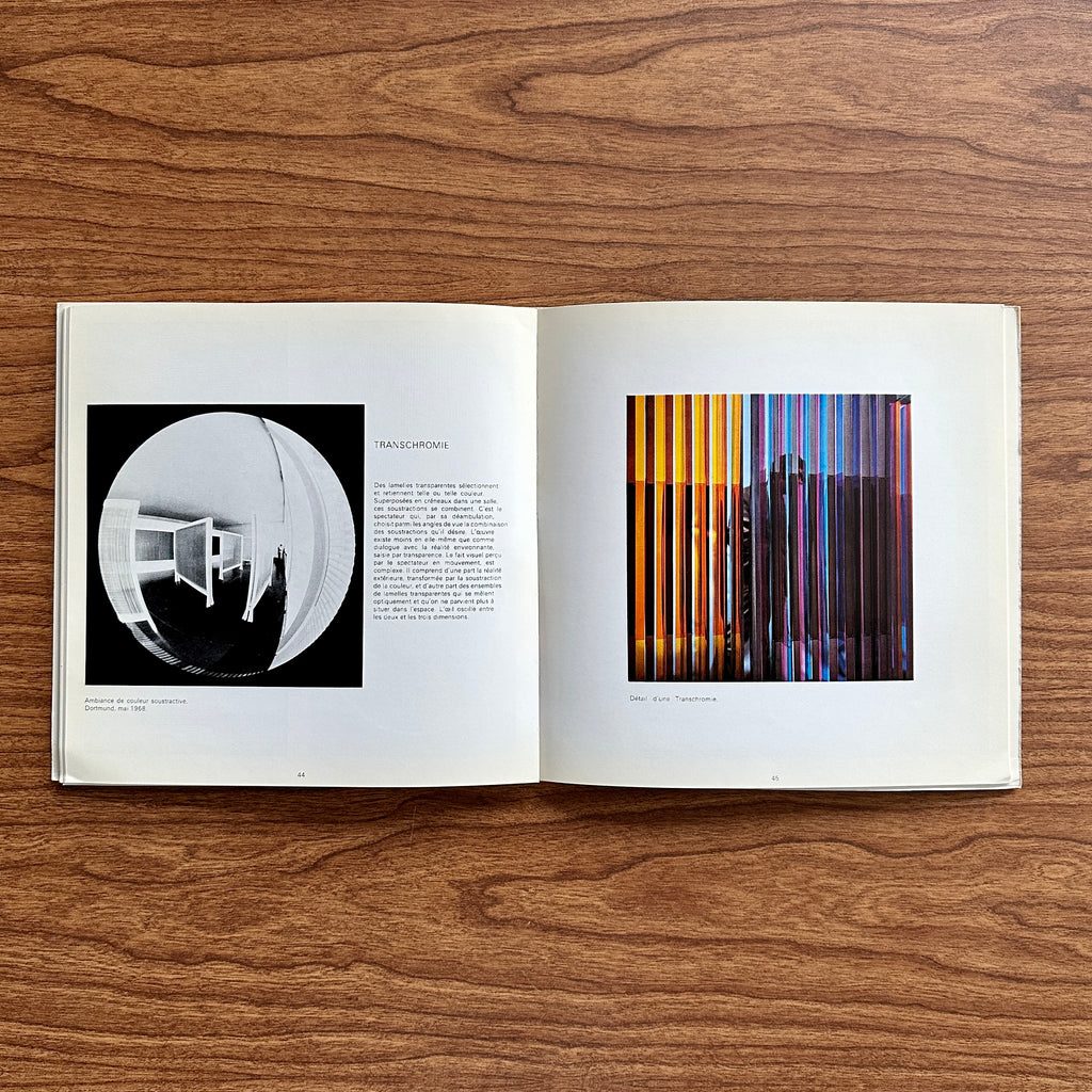 Cruz-Diez (With Kinetic Art Cover) by Carlos Cruz-Diez, Jean Clay, Paris 1969