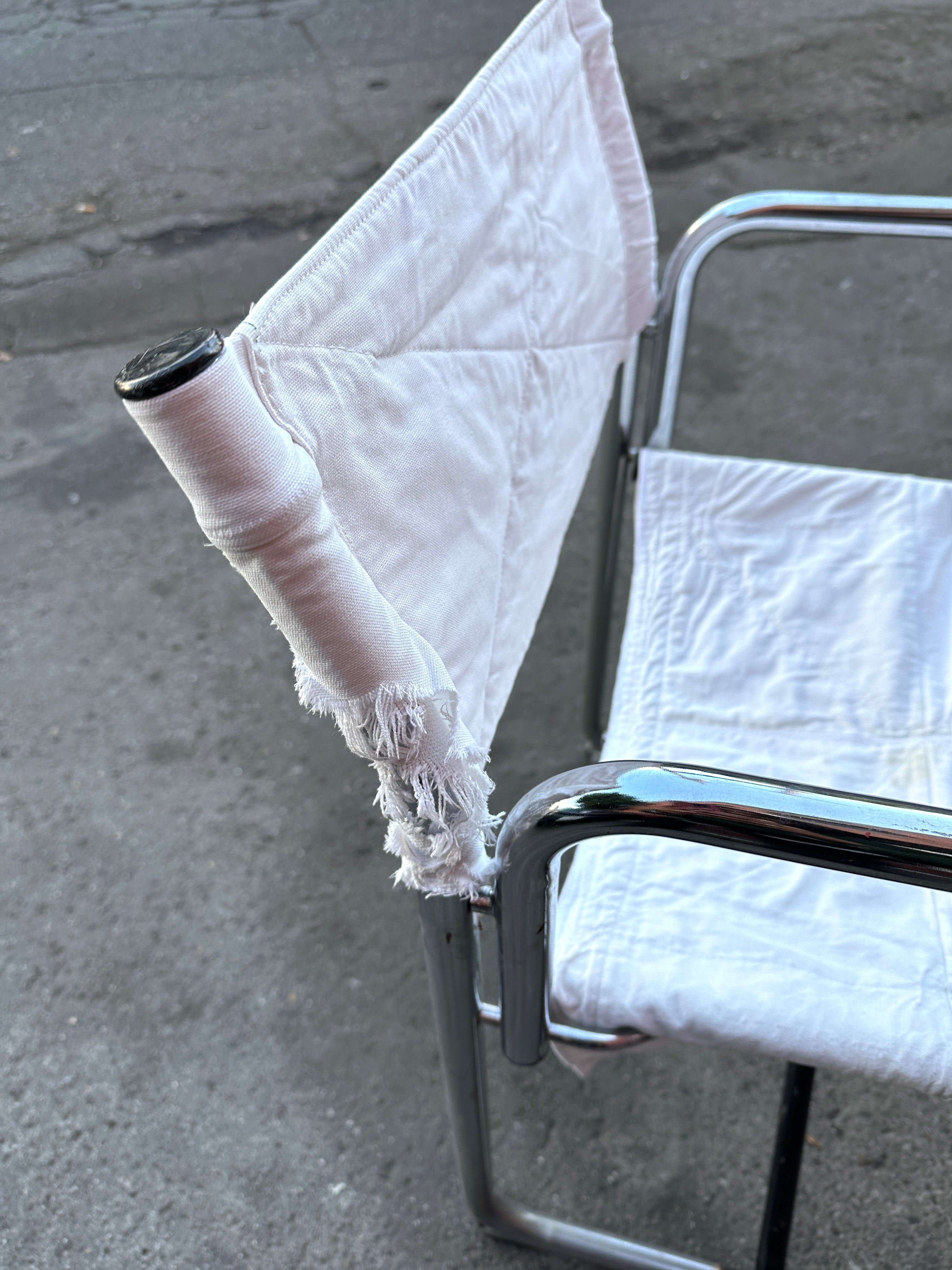 1970s Canvas Folding Chairs by Borge Lindau & Bo Lindekrantz