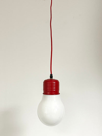 In the Style of Ingo Maurer Light Bulb Pendant