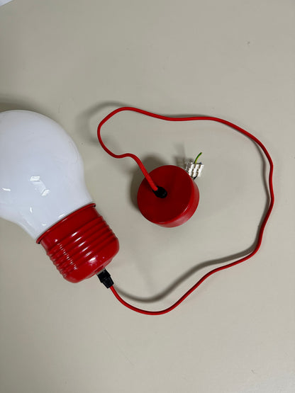 In the Style of Ingo Maurer Light Bulb Pendant