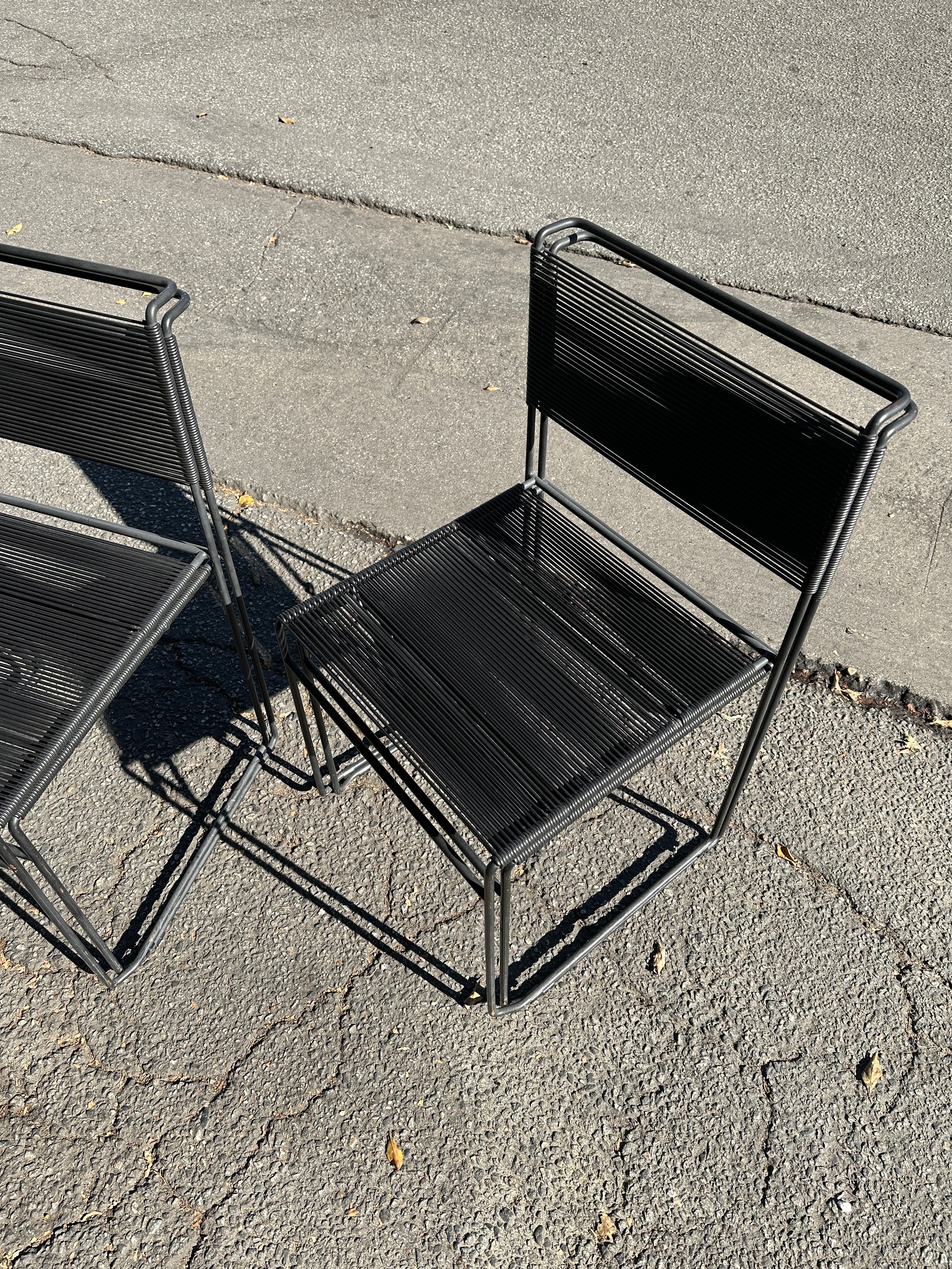 1970s Spaghetti Chairs by Giandomenico Belotti for FlyLine