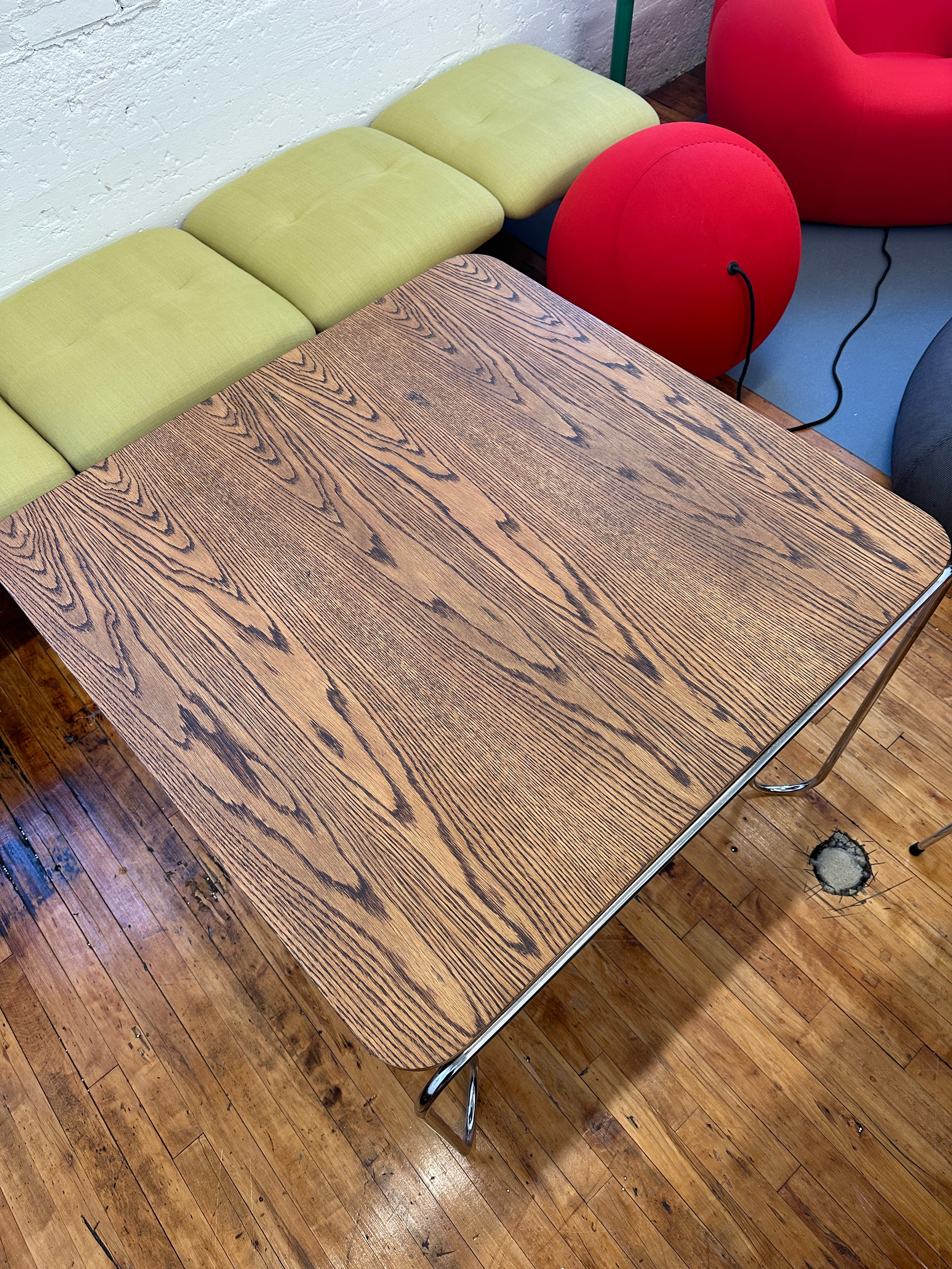 1960s David Rowland Chrome Table