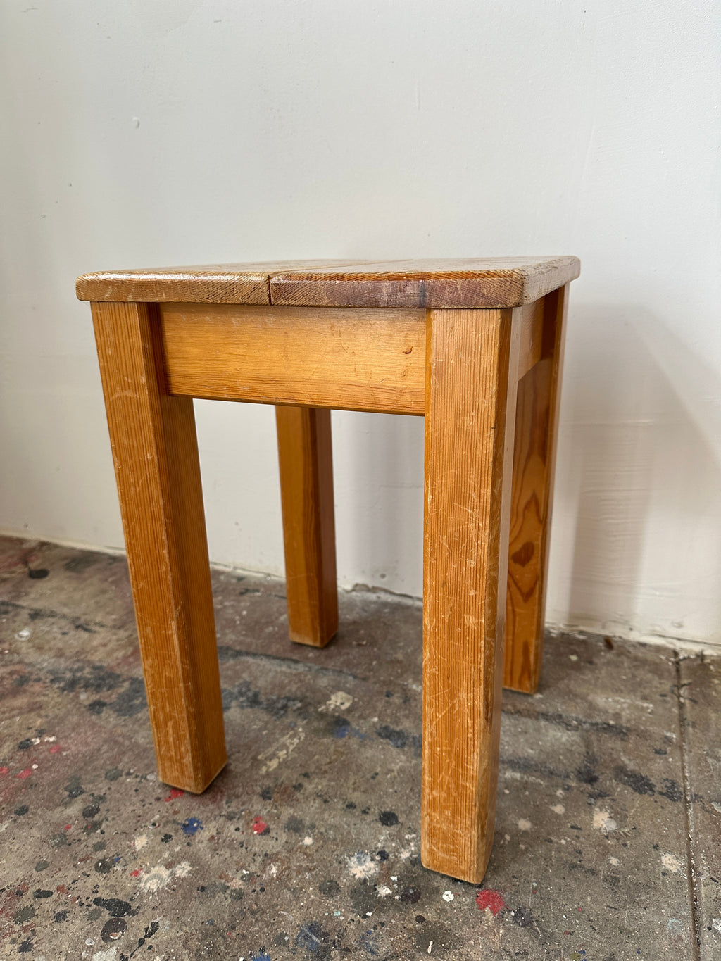 1960s Charlotte Perriand Side Tables in Pine, Produced In France