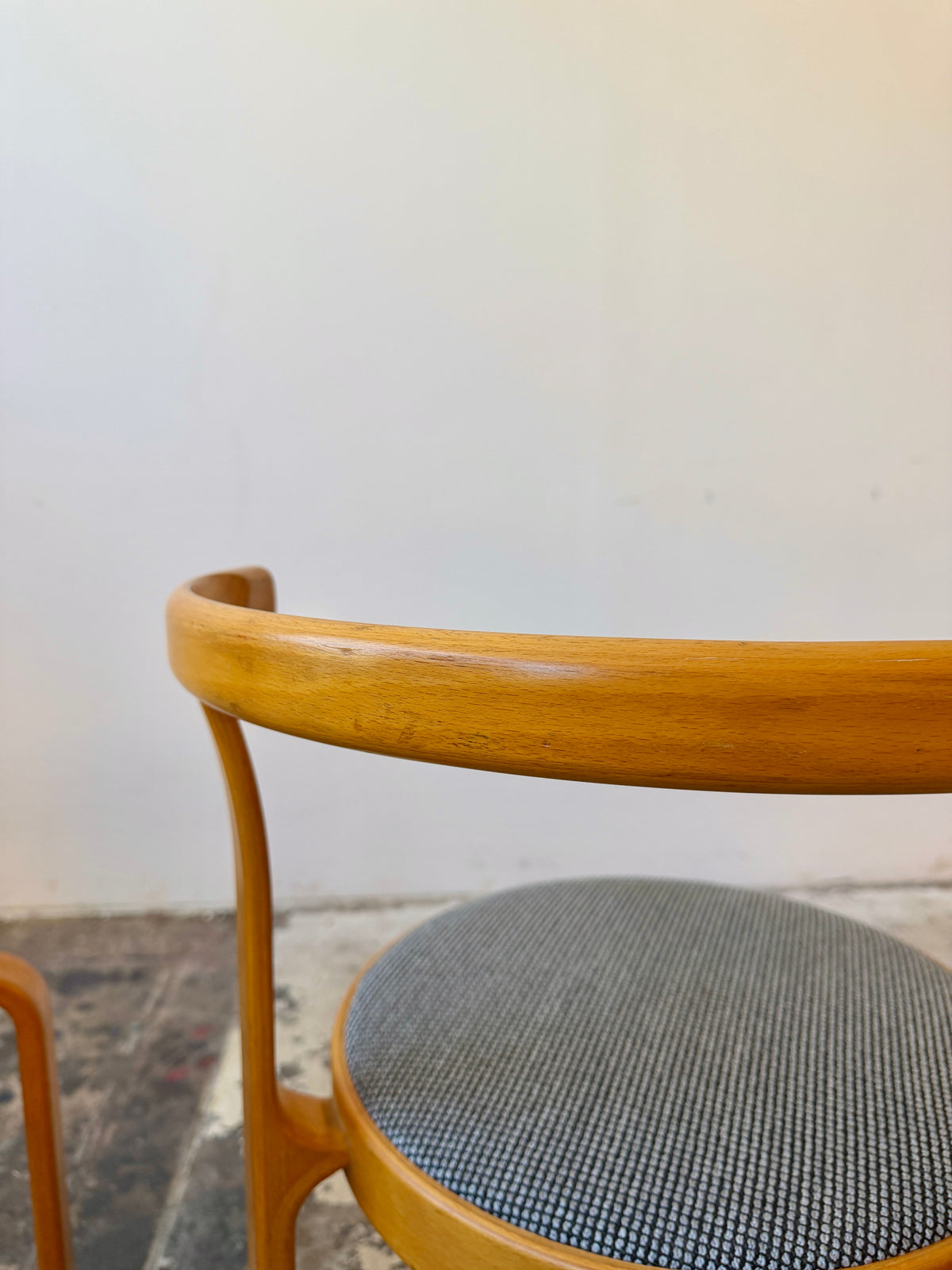 1980s Beech Bistro Chairs & Table by Johnny Sørensen and Rud Thygesen for Magnus Olesen