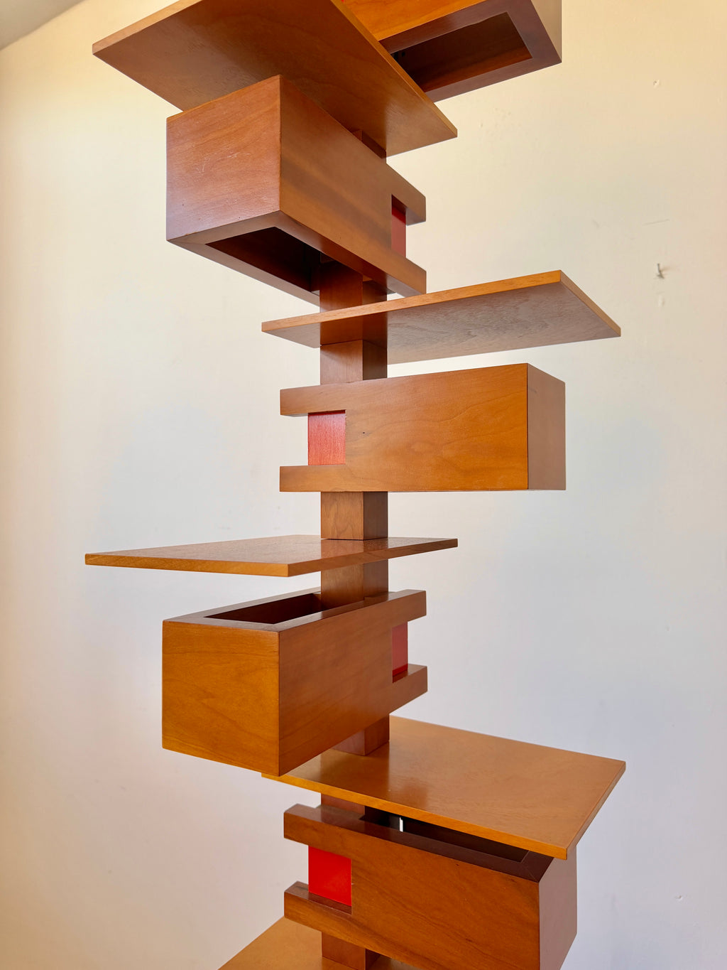 Early 2000s Frank Lloyd Wright Taliesin 2 Floor Lamp by Yamagiwa in Cherry