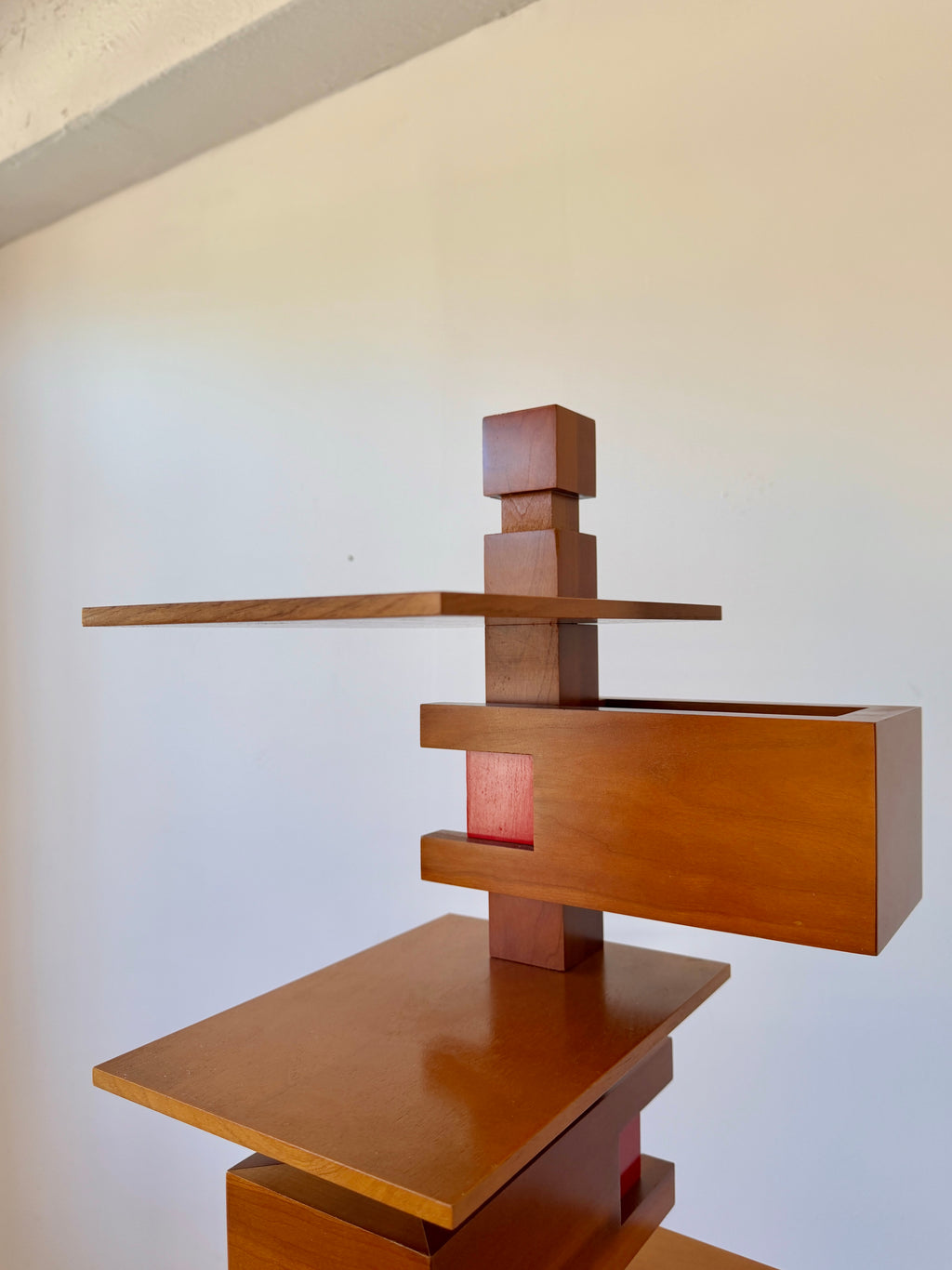 Early 2000s Frank Lloyd Wright Taliesin 2 Floor Lamp by Yamagiwa in Cherry