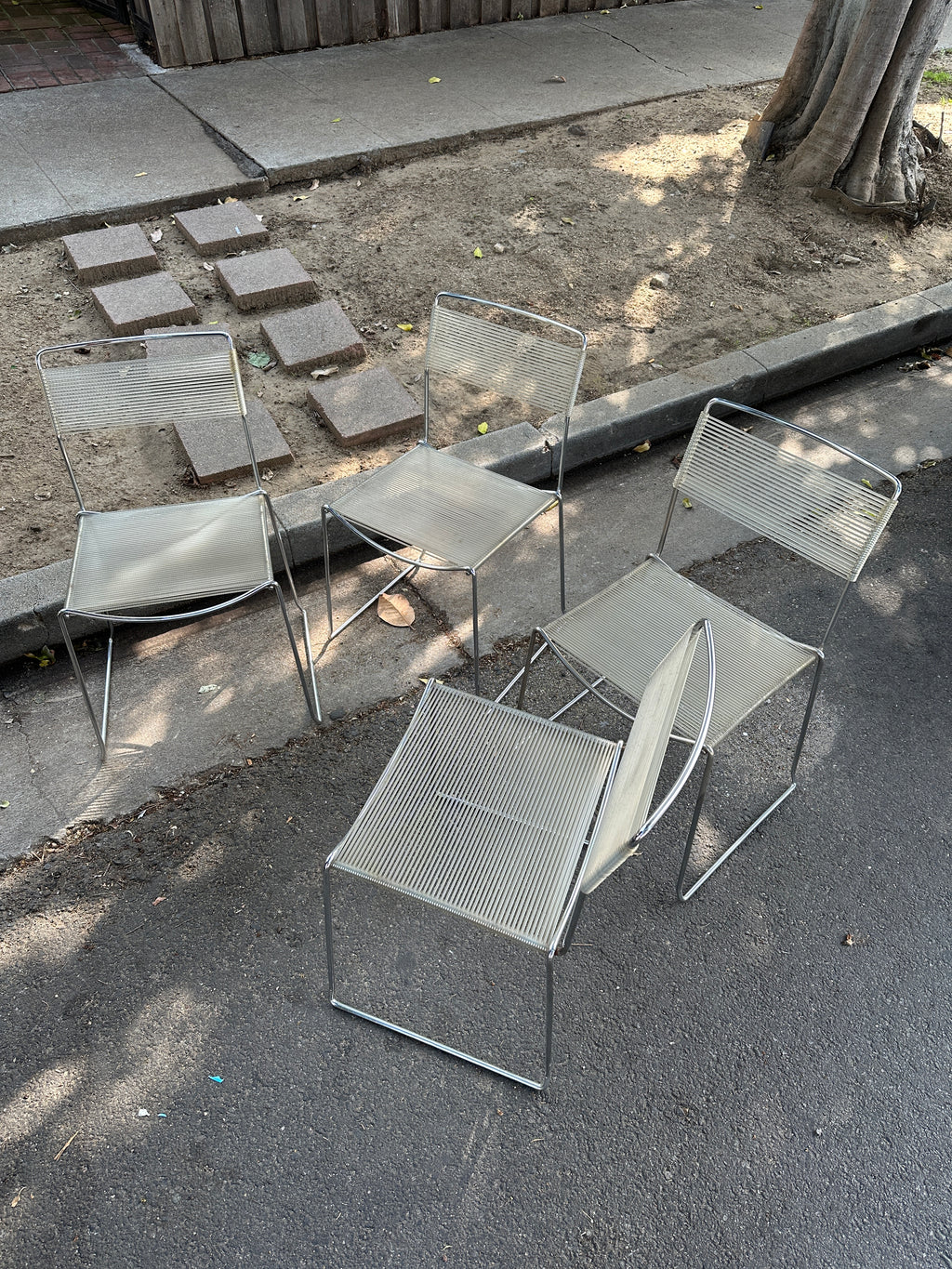 1970s Spaghetti Chairs by Giandomenico Belotti for Alias