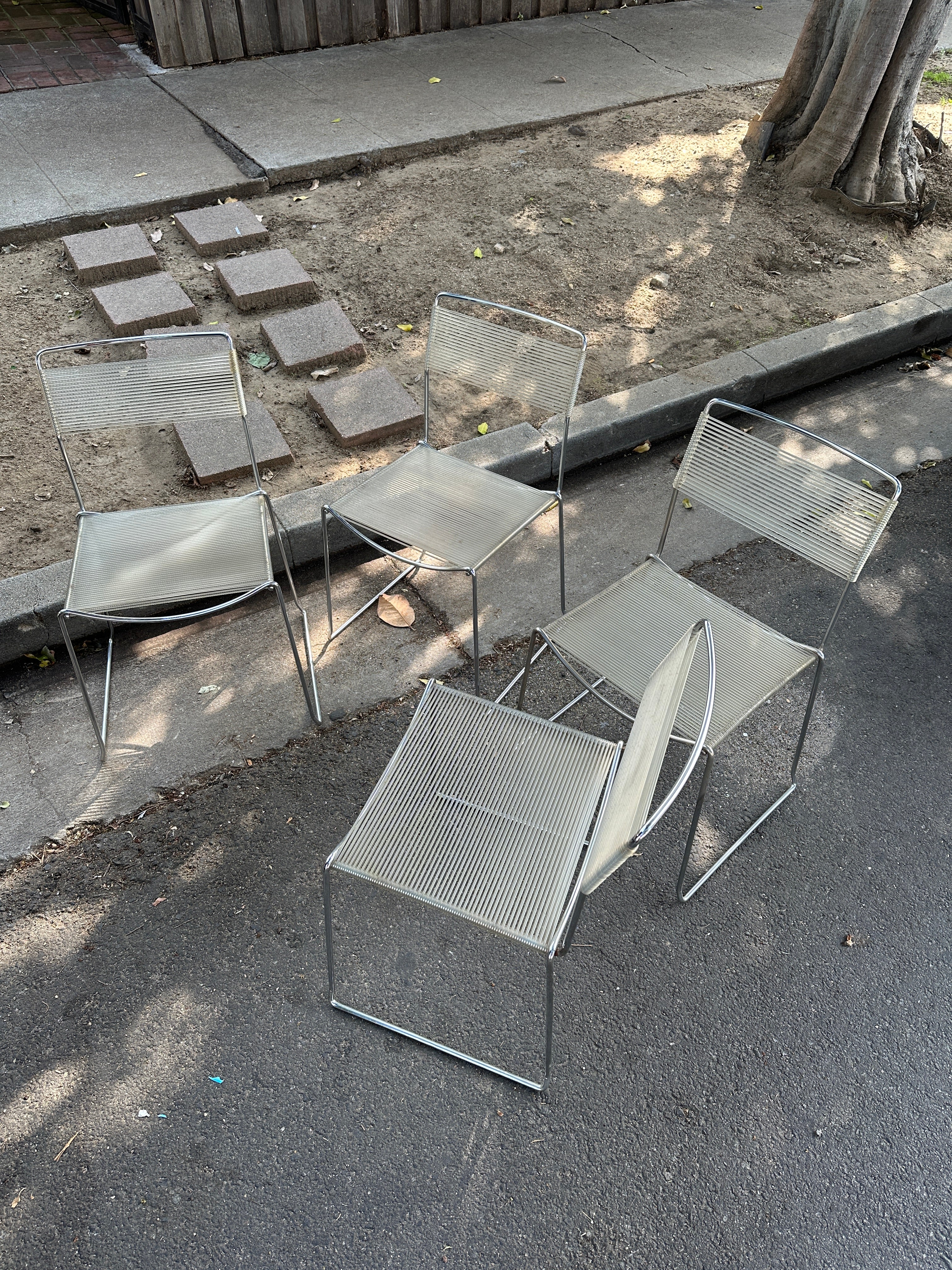 1970s Spaghetti Chairs by Giandomenico Belotti for Alias