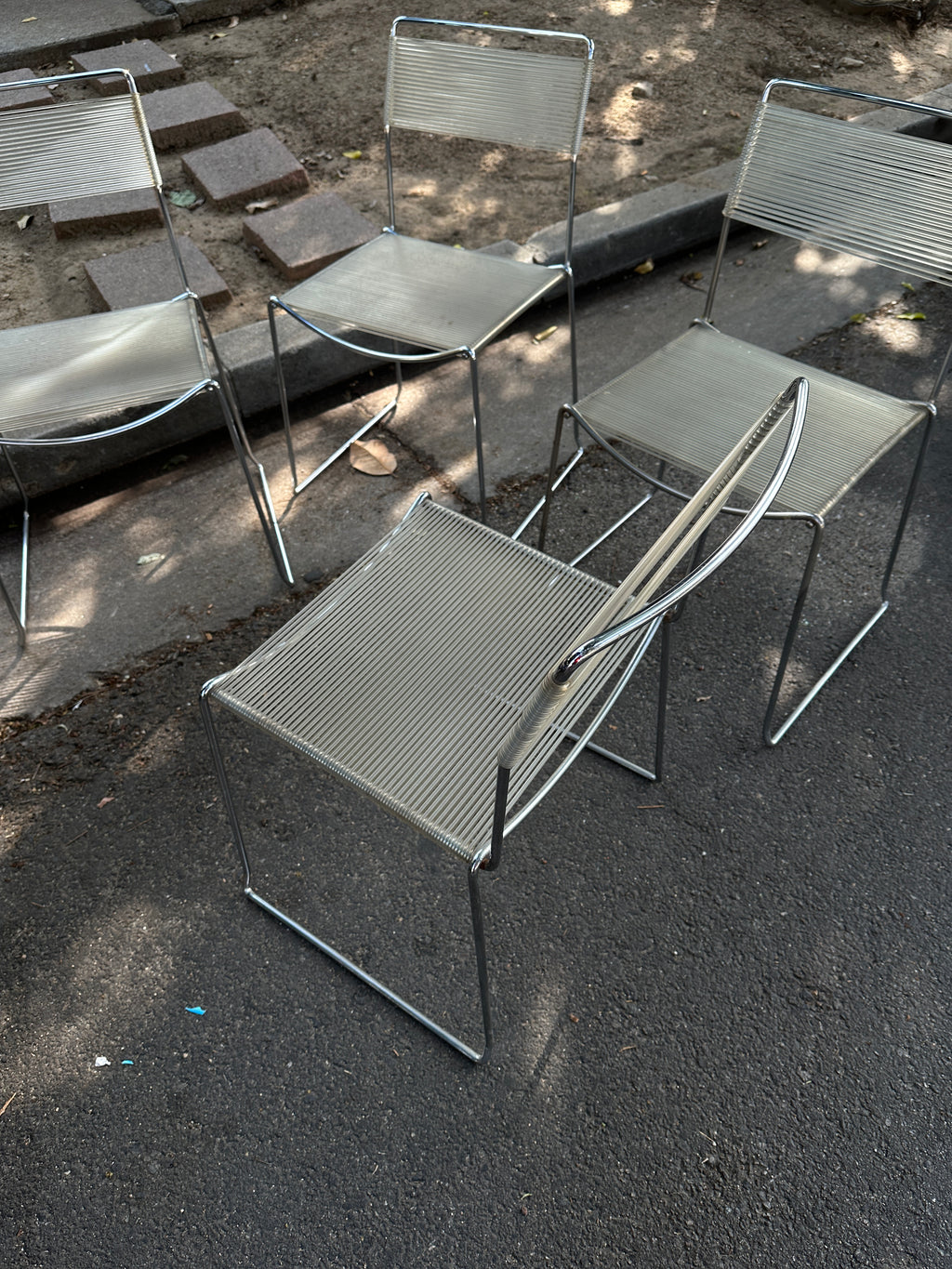 1970s Spaghetti Chairs by Giandomenico Belotti for Alias