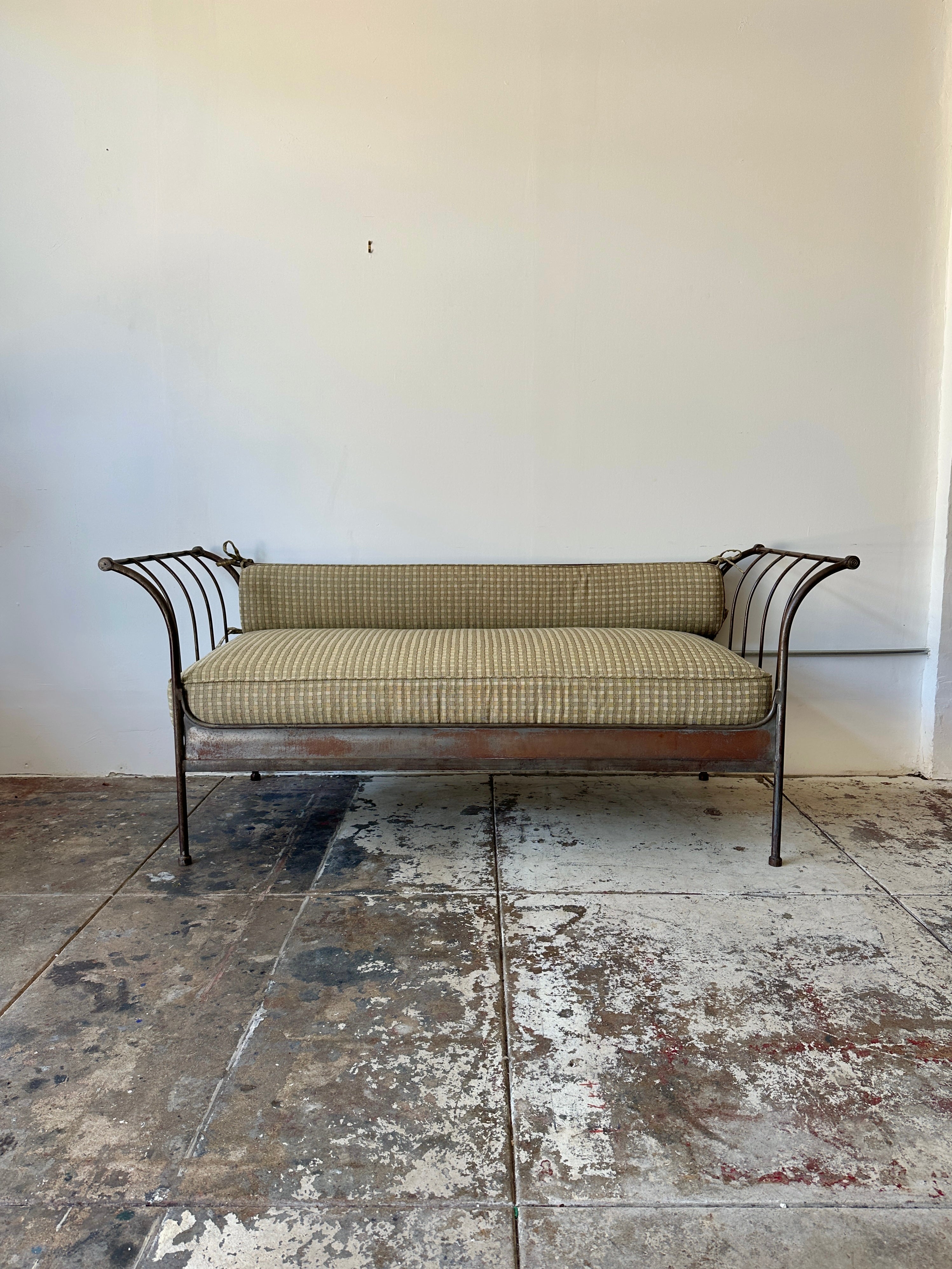 19th Century French Steel Daybed